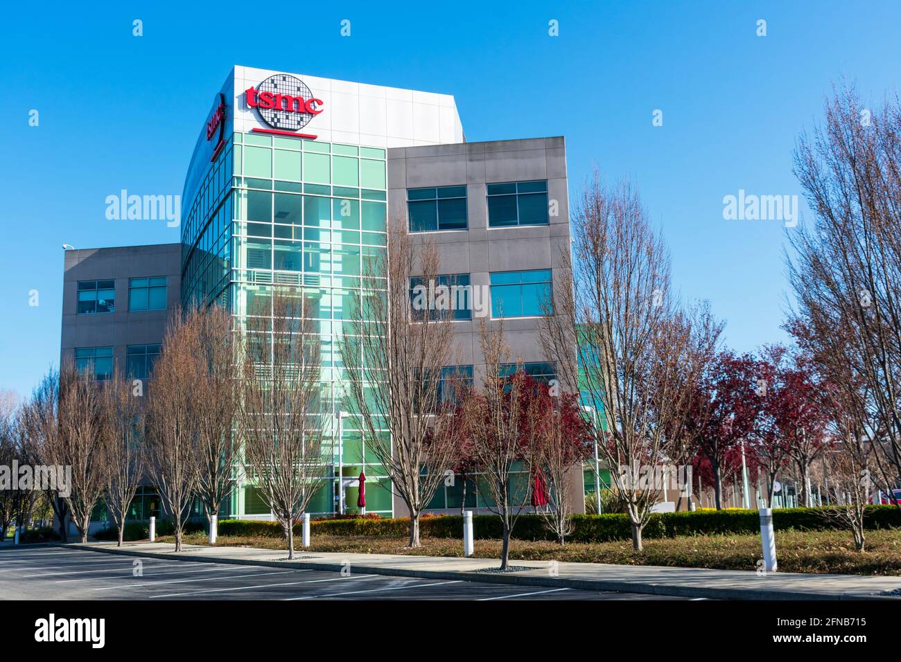 TSMC North America Silicon Valley Campus der Taiwan Semiconductor Manufacturing Company - San Jose, Kalifornien, USA - 2021 Stockfoto