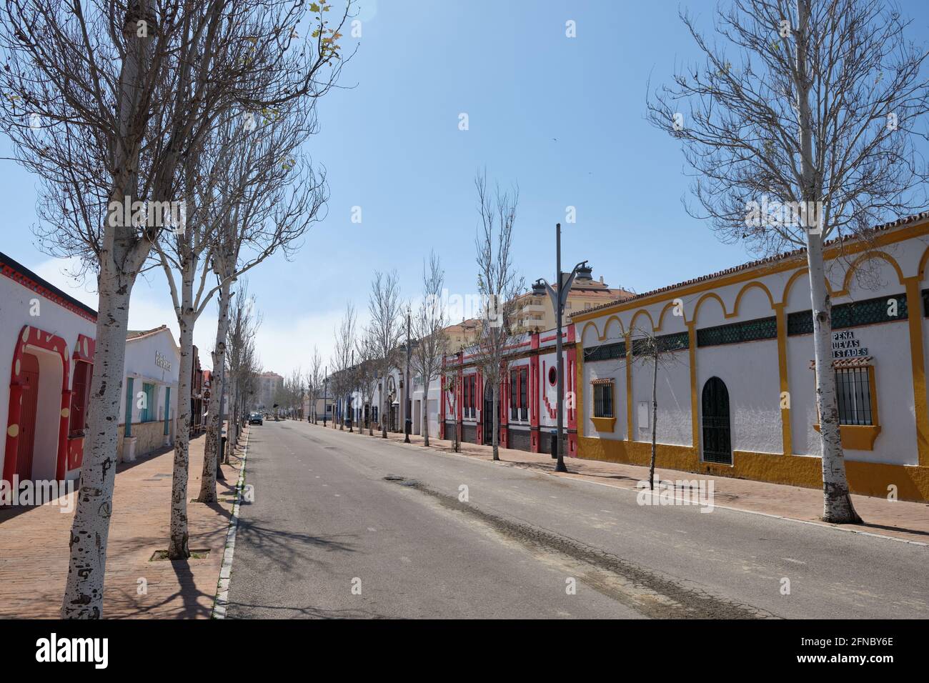 Messegelände von Fuengirola, Provinz Malaga, Andalusien, Spanien. Stockfoto