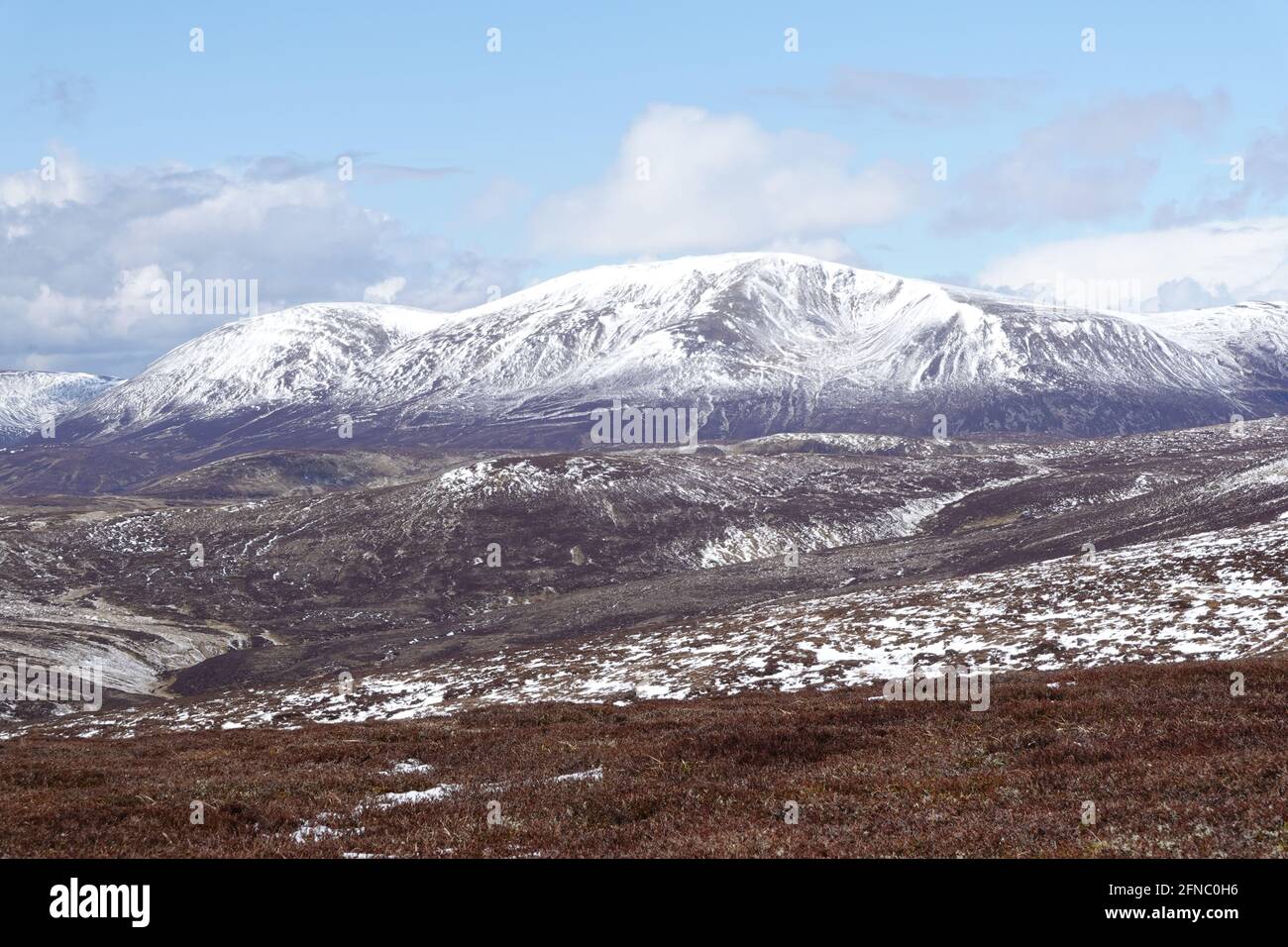 Beinn a Ghlo Mountain Massiv Schottische Highlands sehen aus dem Osten Stockfoto