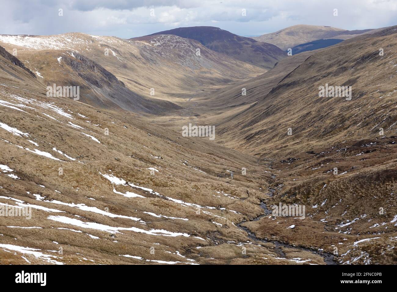 Allt Easgaidh, Gleann Taitneach, Schottische Highlands Stockfoto