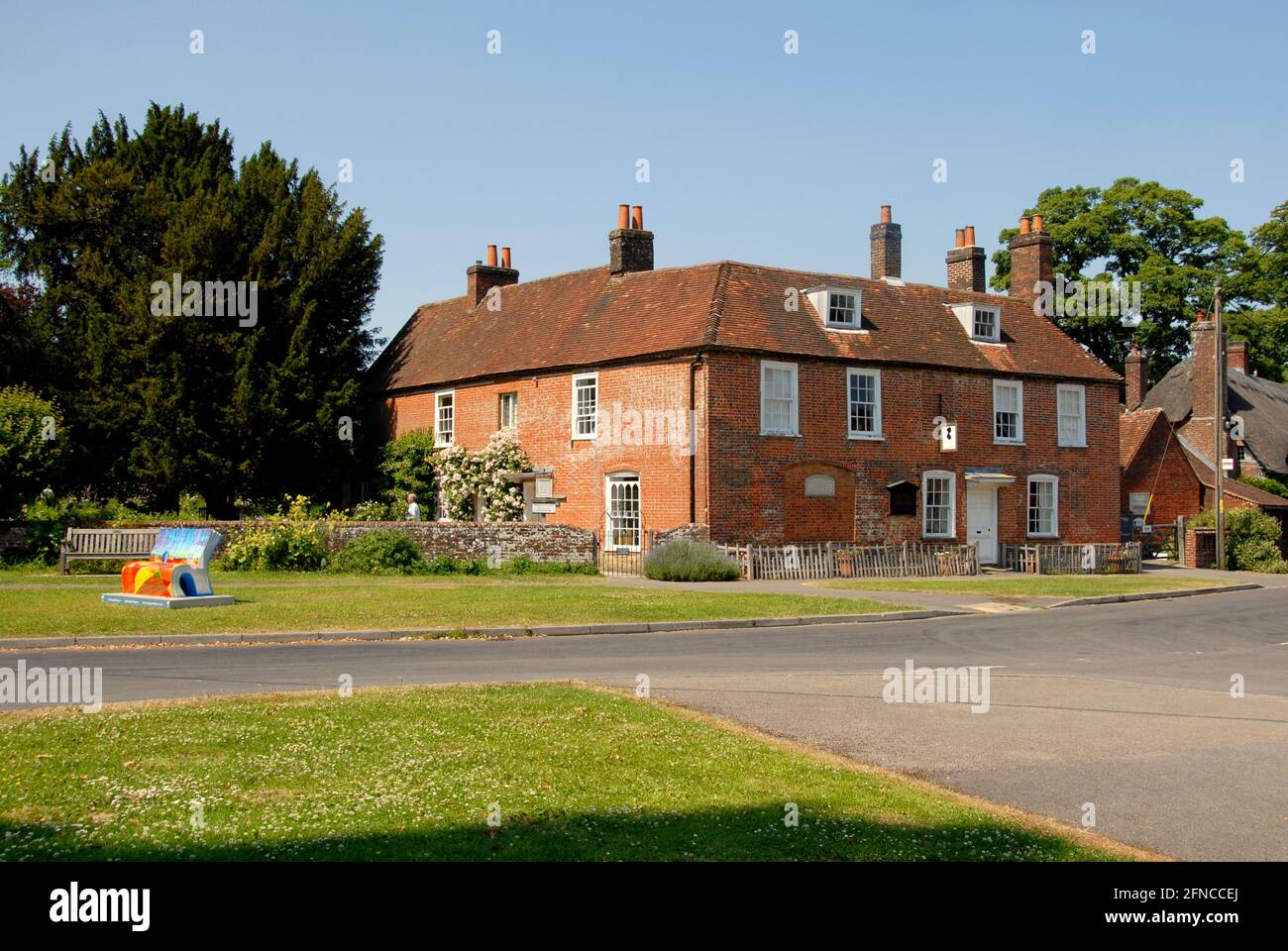 Ein Museum in Jane Austens früherem Zuhause, Chawton, Hampshire, England Stockfoto
