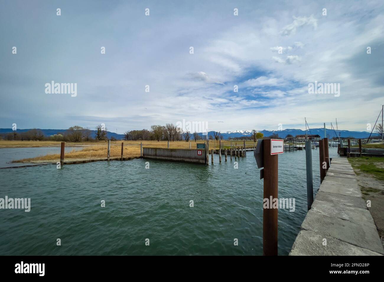 Freizeitaktivitäten am Bodensee in Österreich Stockfoto