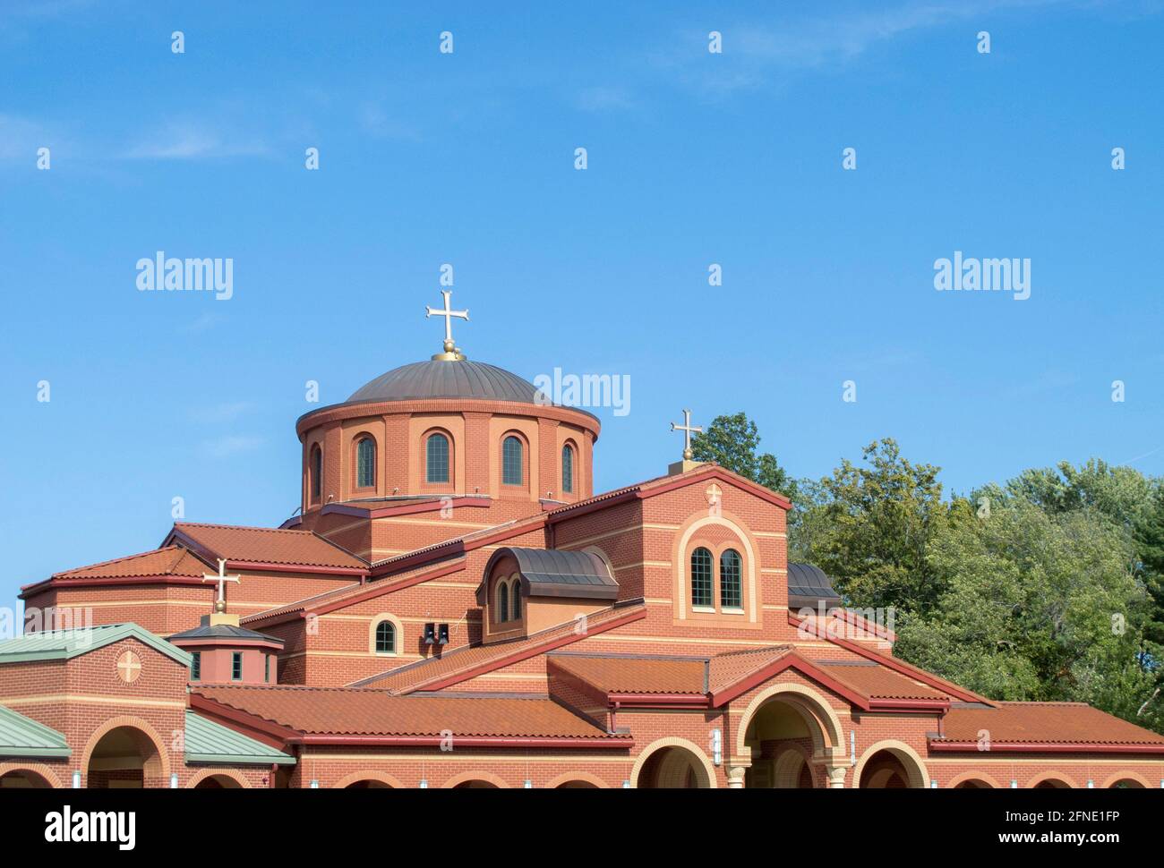 Saint Catherine's Greek Orthodox Church in Braintree, Massachusetts Stockfoto