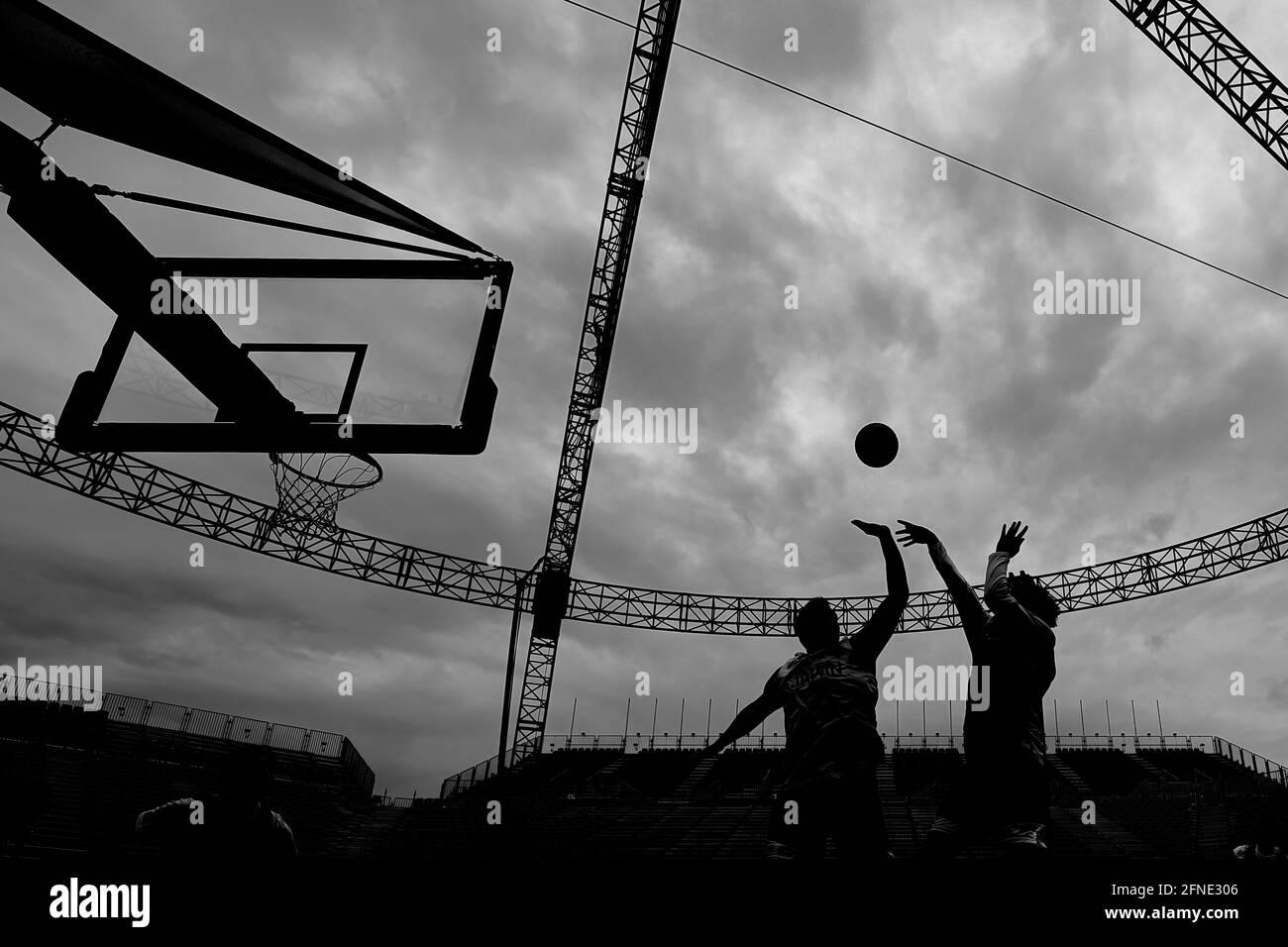 Aomi Urban Sports Park, Tokio, Japan. Mai 2021. Gesamtansicht, 16. MAI 2021 - Basketball : READY STEADY TOKYO - 3X3 Basketball im Aomi Urban Sports Park, Tokyo, Japan. Quelle: Naoki Nishimura/AFLO SPORT/Alamy Live News Stockfoto