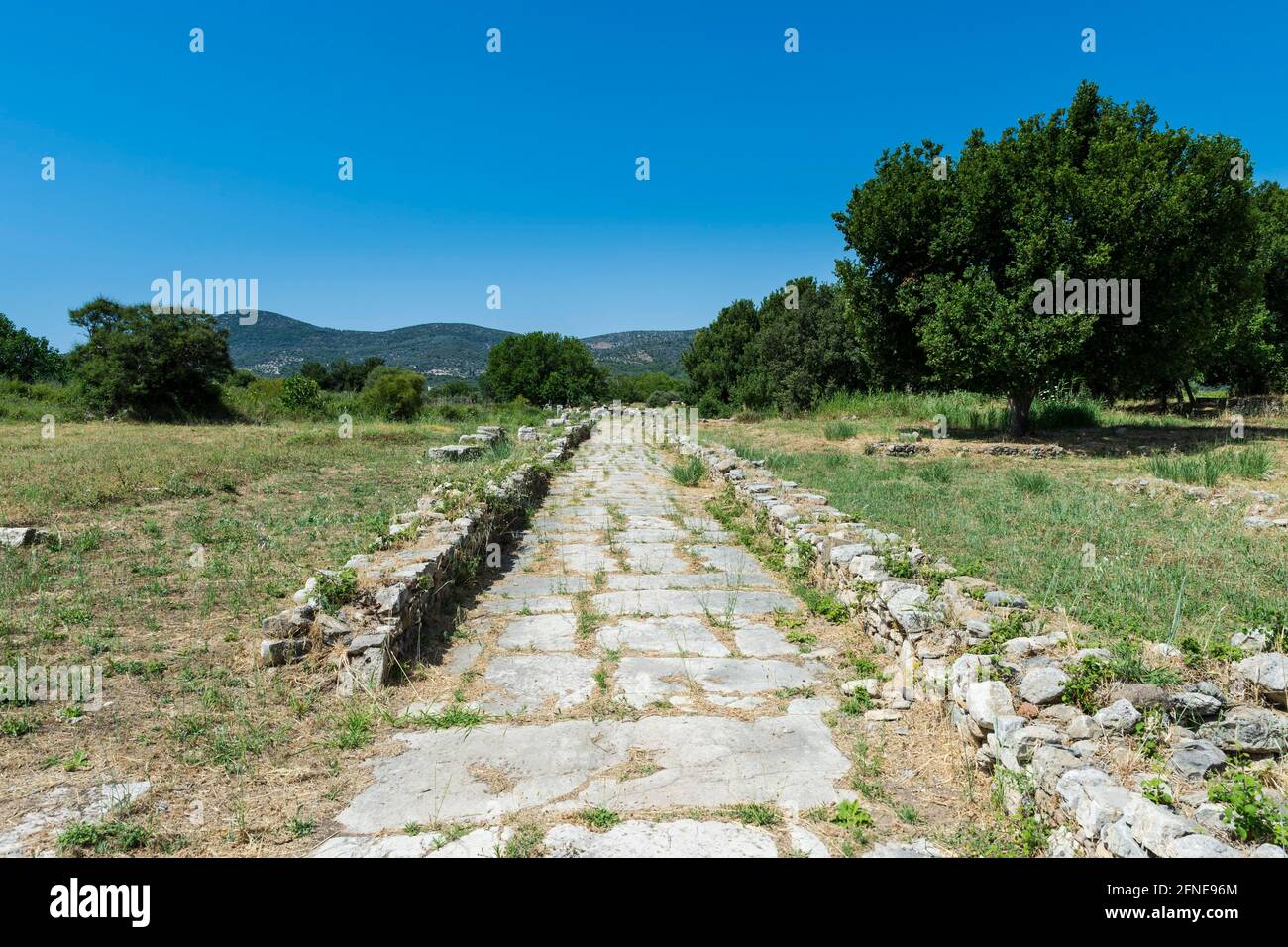 UNESCO-Weltkulturerbe, Heraion von Samos, Griechenland Stockfoto