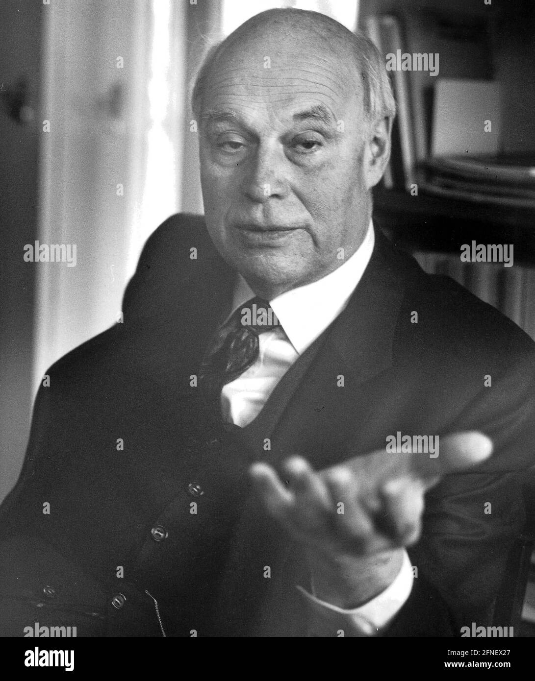 Hans F. Zacher, Prof. Dr. jur. ( 22. Juni 1928), deutscher Jurist und ehemaliger Präsident der Max-Planck-Gesellschaft, München (1996). [Automatisierte Übersetzung] Stockfoto