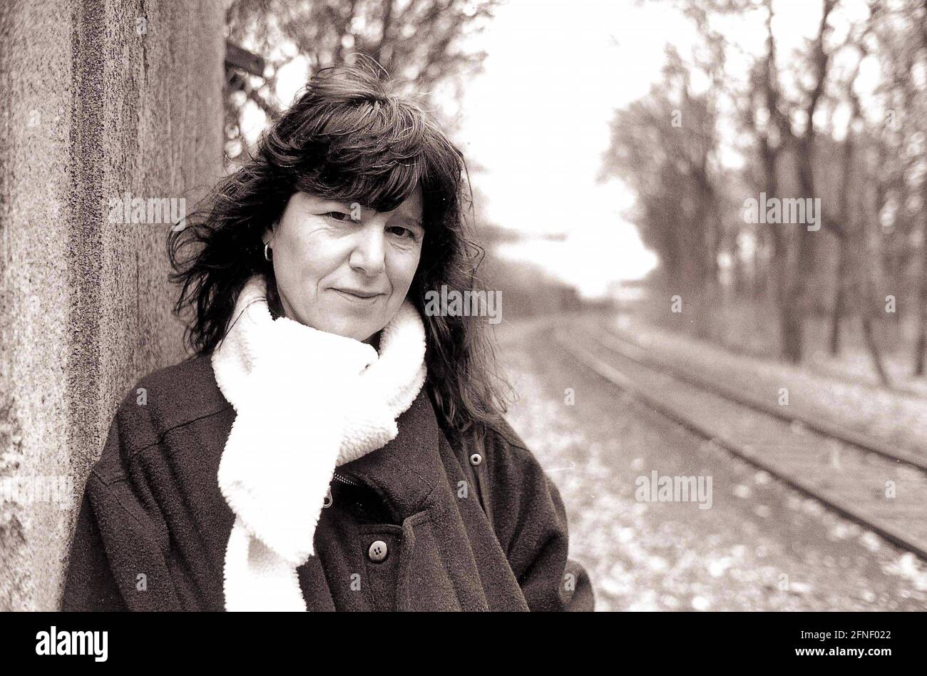 Sabine Deitmer (geboren 1947), deutsche Schriftstellerin. [Automatisierte Übersetzung] Stockfoto