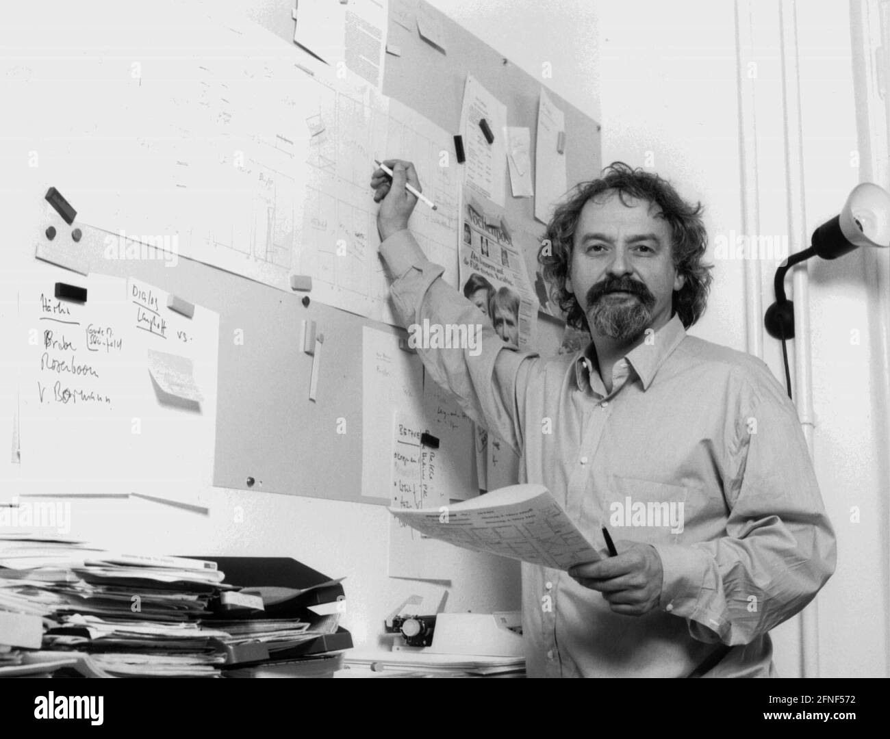 Mathias Greffrath, Chefredakteur der Wochenpost, der einst größten Wochenzeitung der DDR, ist heute freier Journalist für verschiedene Tages- und Wochenzeitungen. [Automatisierte Übersetzung]' Stockfoto