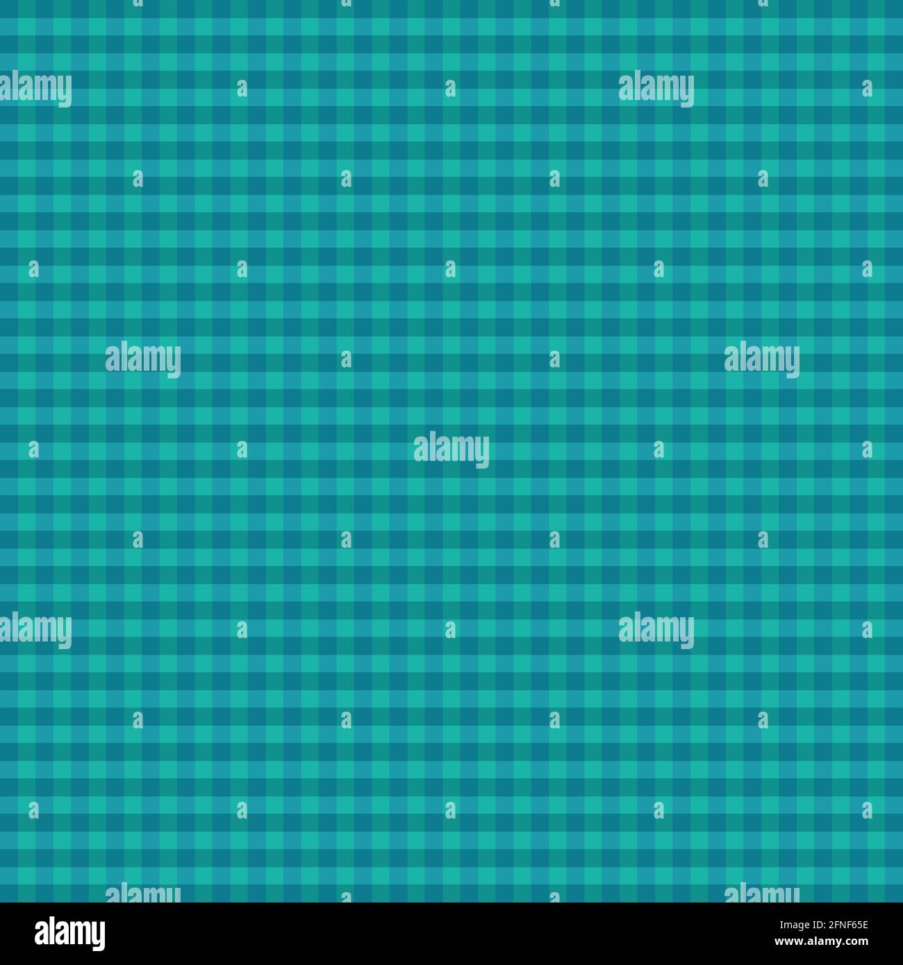 Grün getönte Farbe Gingham überprüft nahtlose Muster Hintergrund Stock Vektor