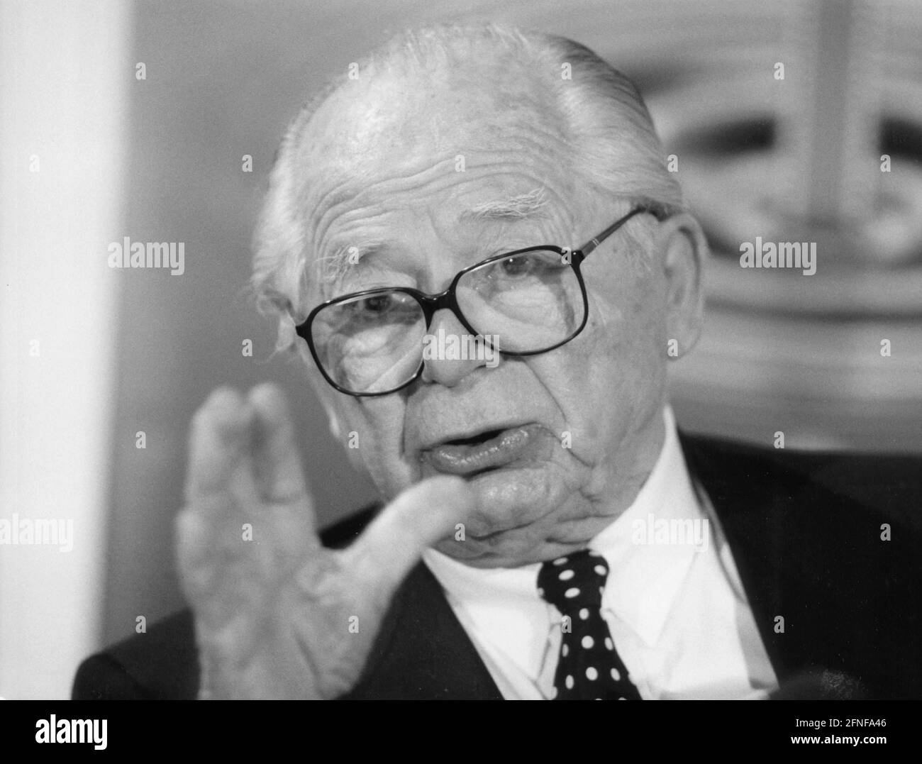 Billy Wilder, amerikanischer Regisseur. [Automatisierte Übersetzung] Stockfoto