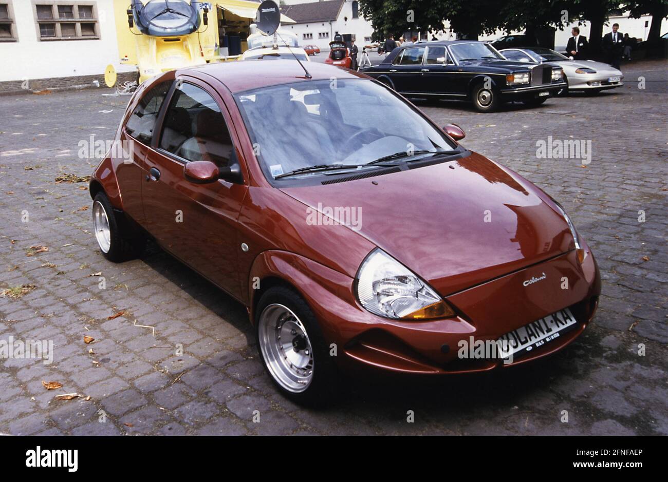 Ein Ford KA, der von Colani entworfen und gestylt wurde. Foto undatiert. [Automatisierte Übersetzung] Stockfoto