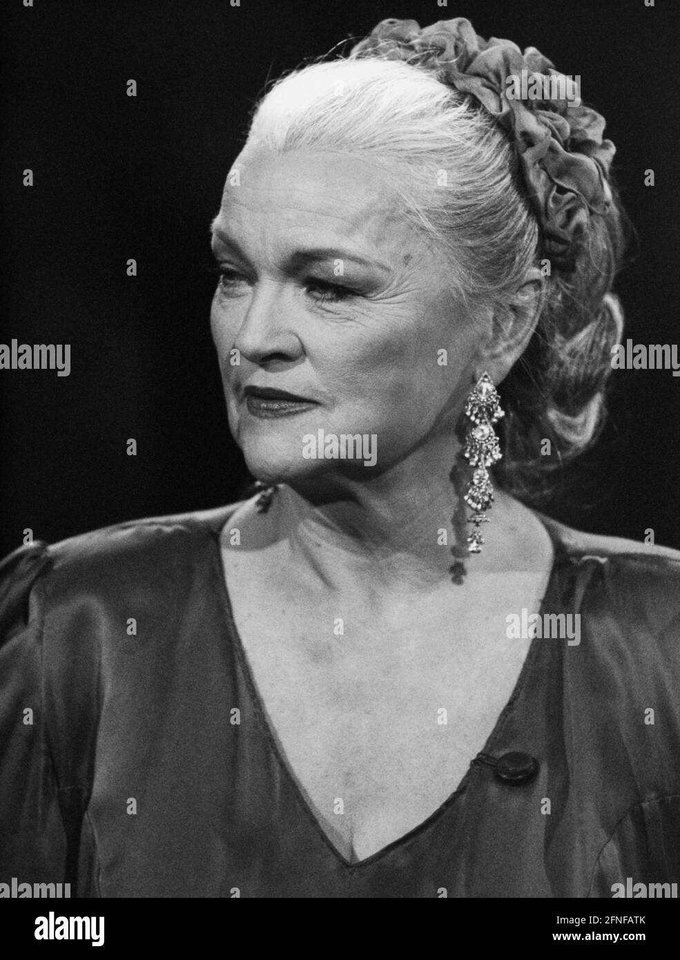 Schauspielerin und Sängerin Eva-Maria Hagen im Jahr 1998. [Automatisierte Übersetzung] Stockfoto