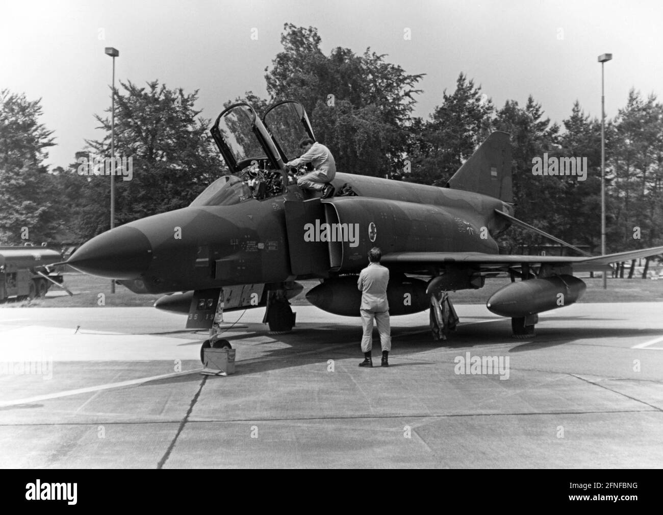 F-4 ''Phantom'' Kampfflugzeug, Bundeswehr, Luftwaffe, Deutschland ab 1949, Bundesrepublik Deutschland [automatisierte Übersetzung]' Stockfoto