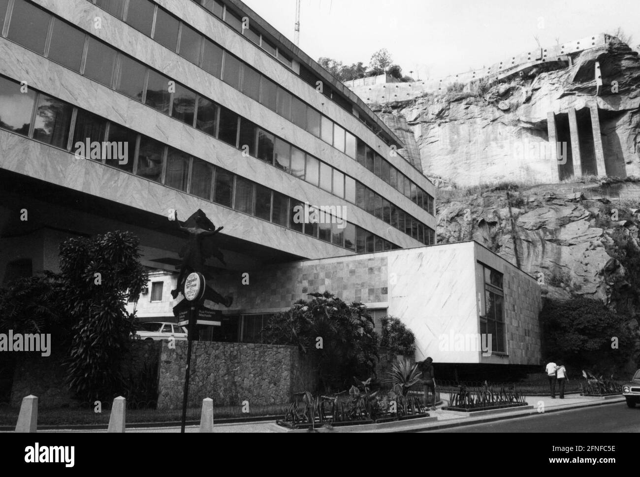 Die Auslandsmission des Auswärtigen Amts in Rio des Janeiro in Brasilien. Blick auf das Generalkonsulat. Undatierte Fotografie. [Automatisierte Übersetzung] Stockfoto