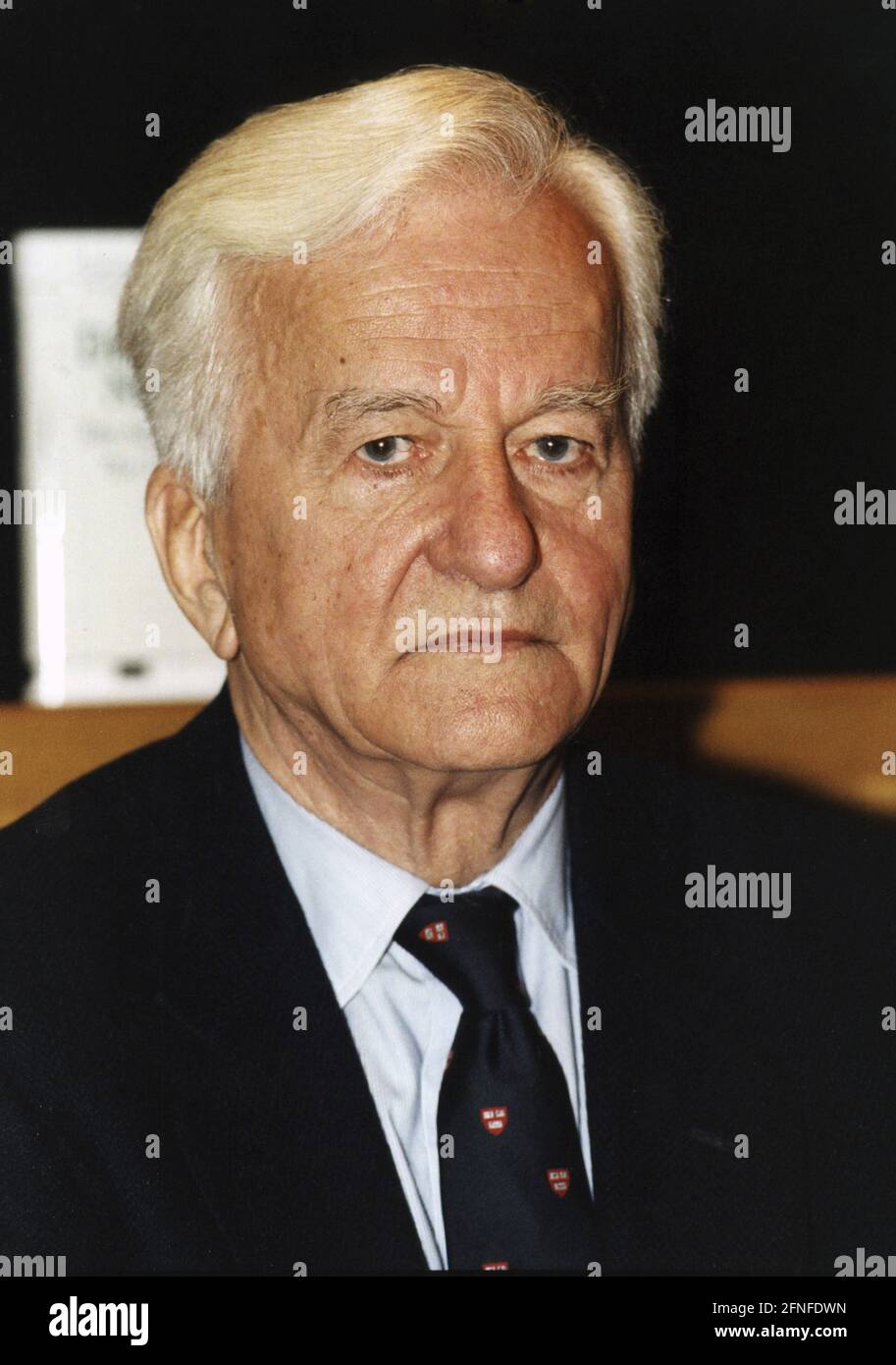 Richard von Weizäcker, ehemaliger Bundespräsident der Bundesrepublik Deutschland (1984-1994), bei einer Veranstaltung im Deutschen Historischen Museum in Berlin. [Automatisierte Übersetzung] Stockfoto