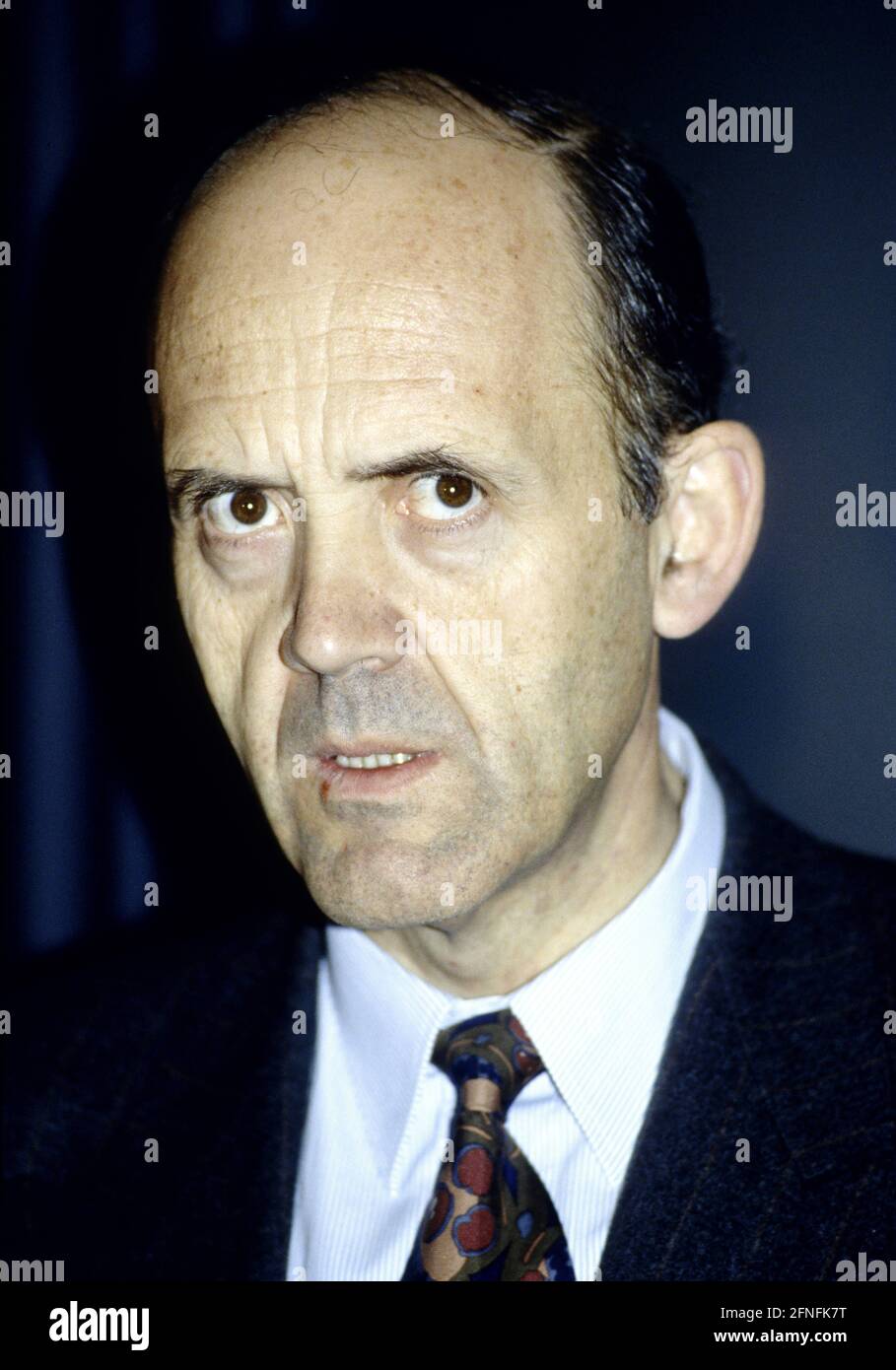 Jose Ignacio LOPEZ DE ARRIORTUA , Mitglied des Vorstands der Volkswagen AG , März 1993 [automatisierte Übersetzung] Stockfoto