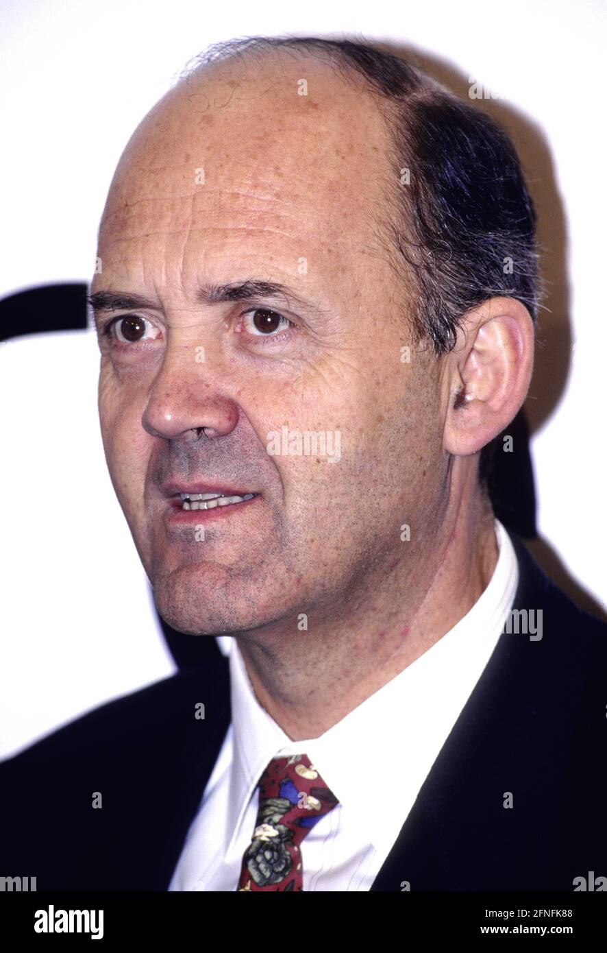 Jose Ignacio LOPEZ DE ARRIORTUA , Mitglied des Vorstands der Volkswagen AG , März 1995 [automatisierte Übersetzung] Stockfoto