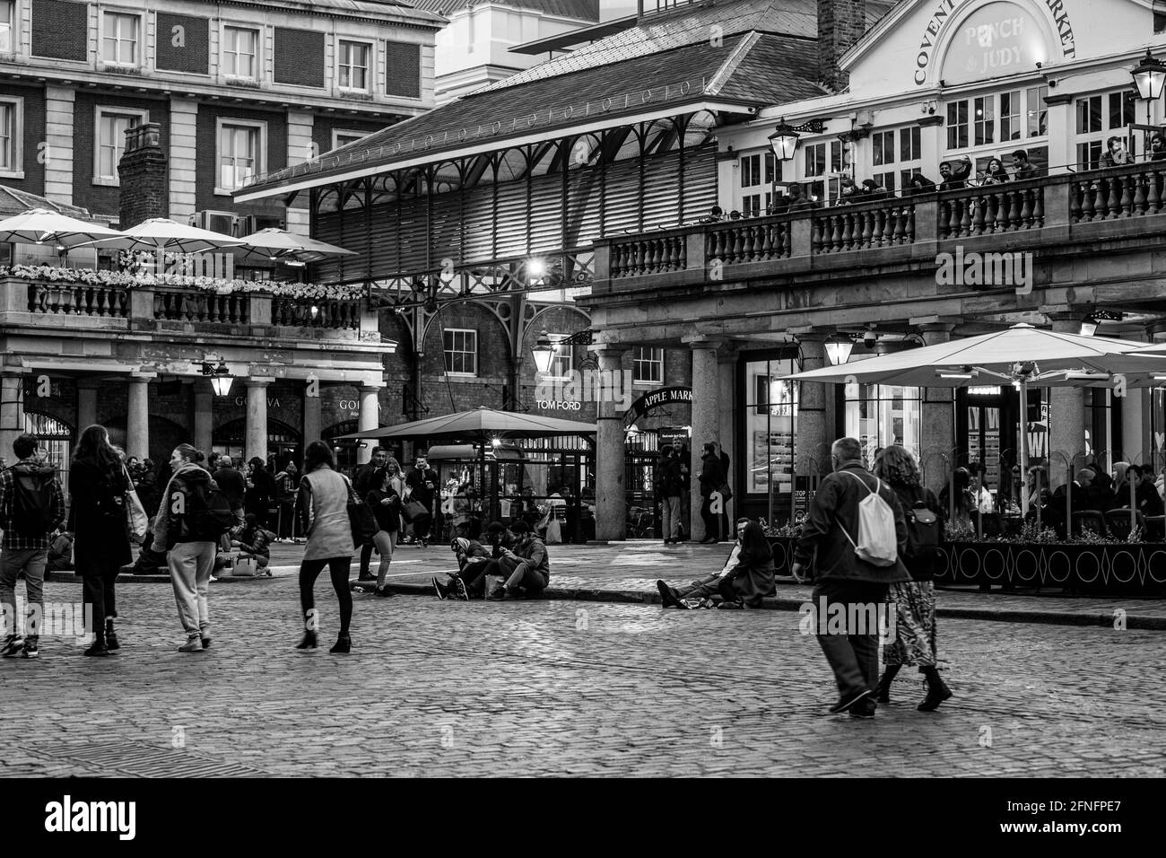 London rund um Covent Garden im West End Stockfoto