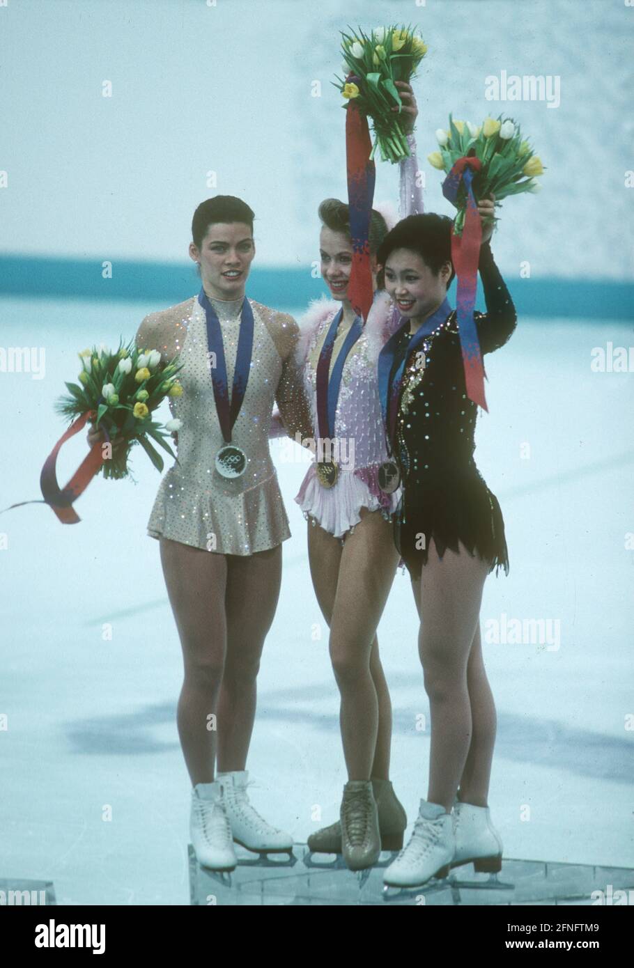 Olympische Winterspiele 1994 in Lillehammer. Eiskunstlauffrauen