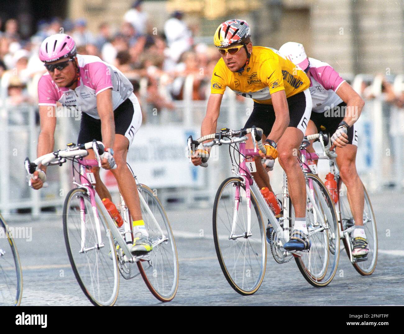 Maillot Vélo Team Telekom Bjarne Riis Tour De France - Jaune - Taille 4XL - Nalini - Occasion