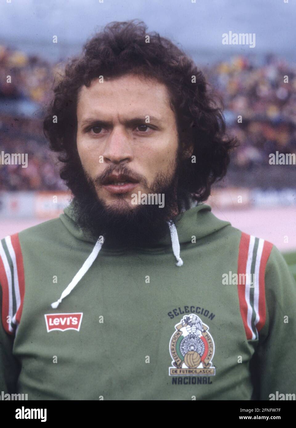 Fußball-Weltmeisterschaft 1978 in Argentinien Deutschland - Mexiko 6:0 /06.06.1978 in Cordoba. Antonio de la Torre (Mexiko) im Porträt. [Automatisierte Übersetzung] Stockfoto