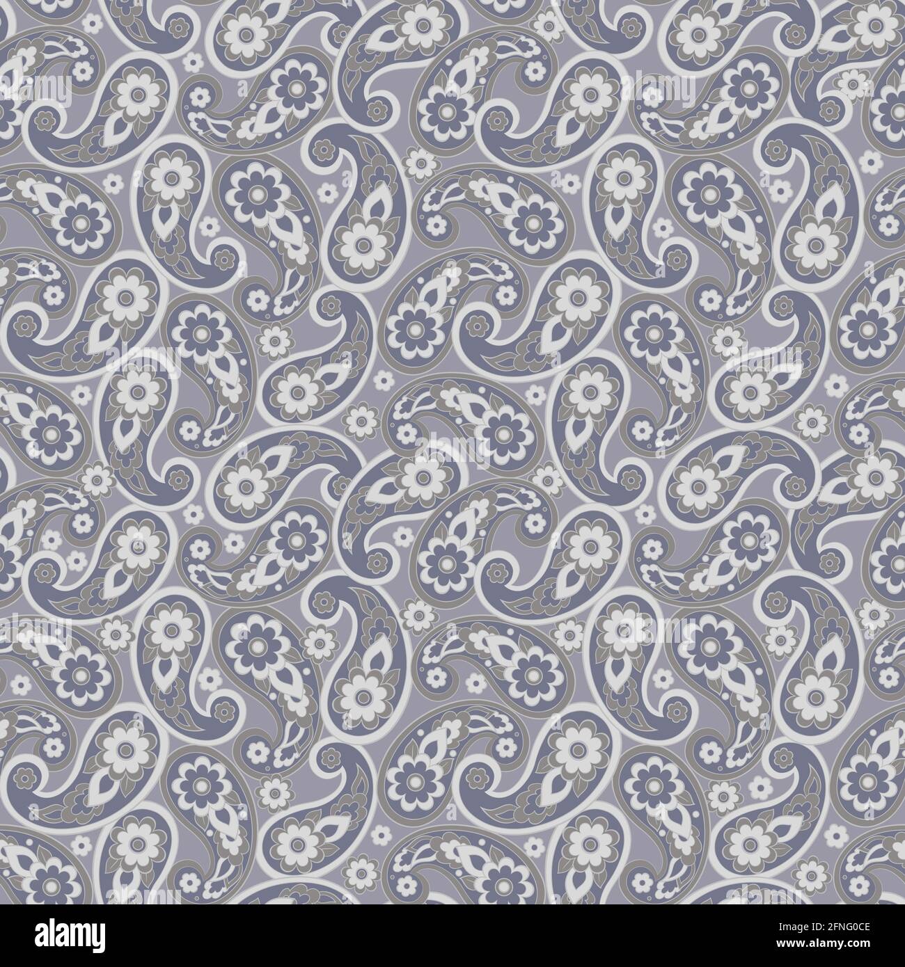 Paisley-Muster, tolles Design für jeden Zweck. Nahtloser Hintergrund Stock Vektor