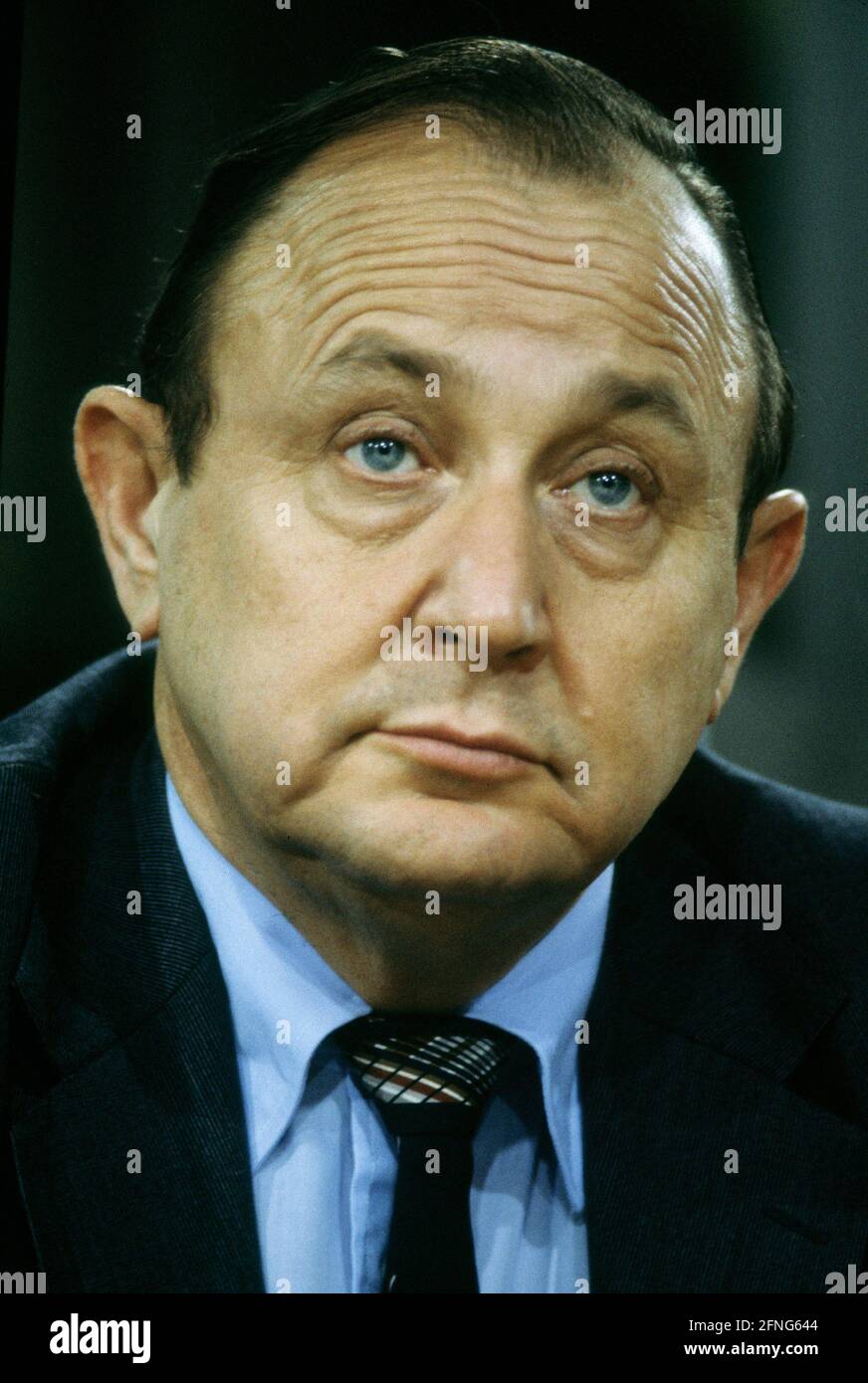 Deutschland, Bonn, 14.07.1981 Hans-Dietrich Genscher, Bundesaußenminister [automatisierte Übersetzung] Stockfoto