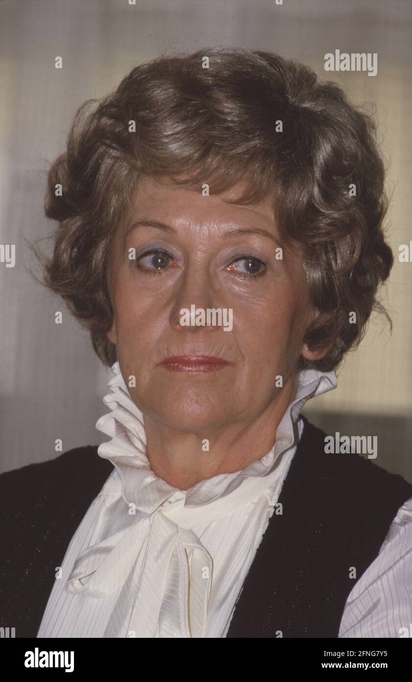 Ein Porträt der Schauspielerin Erni Singerl. [Automatisierte Übersetzung] Stockfoto