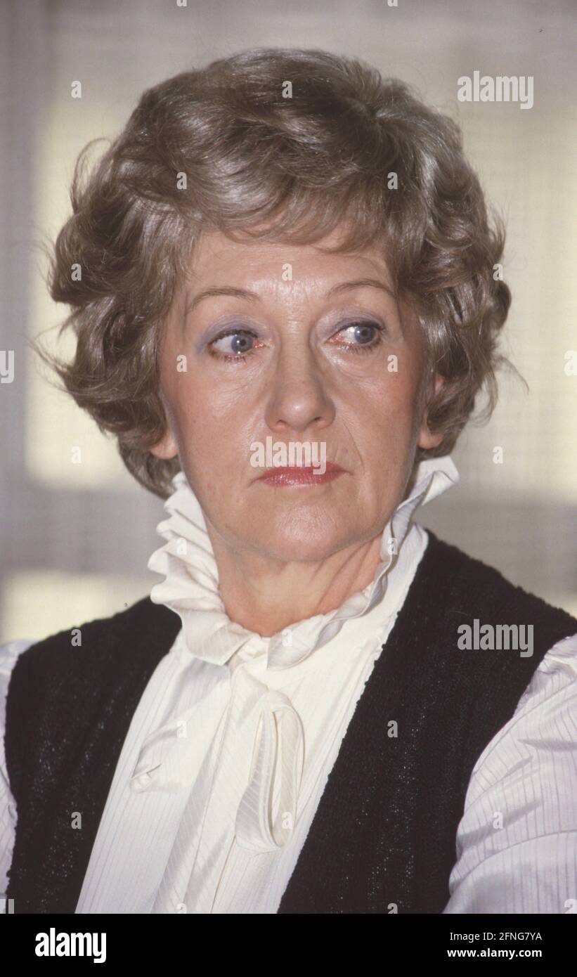 Ein Porträt der Schauspielerin Erni Singerl. [Automatisierte Übersetzung] Stockfoto