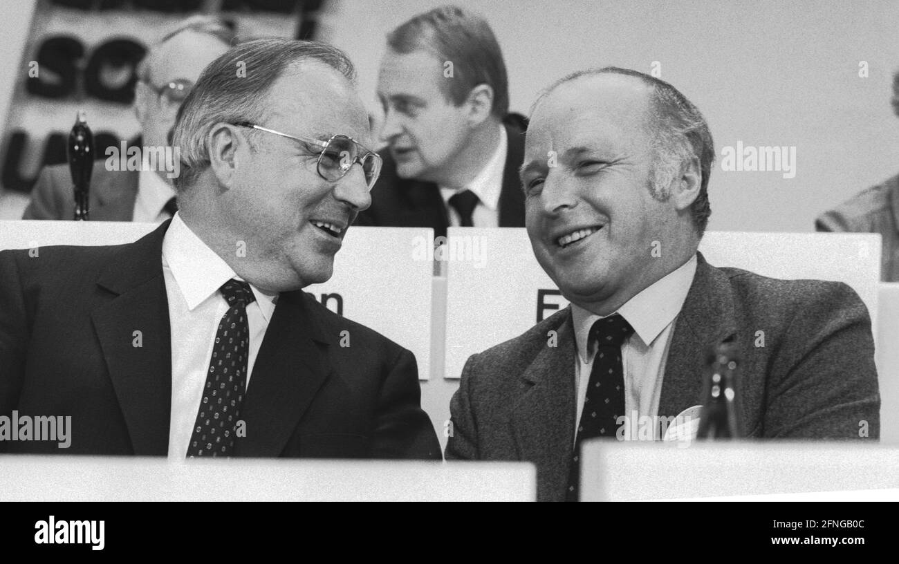 Berlin / CDU-Bundesparteitag / 19-20.5.1980 Helmut Kohl, Norbert Bluem, CDU Stockfoto