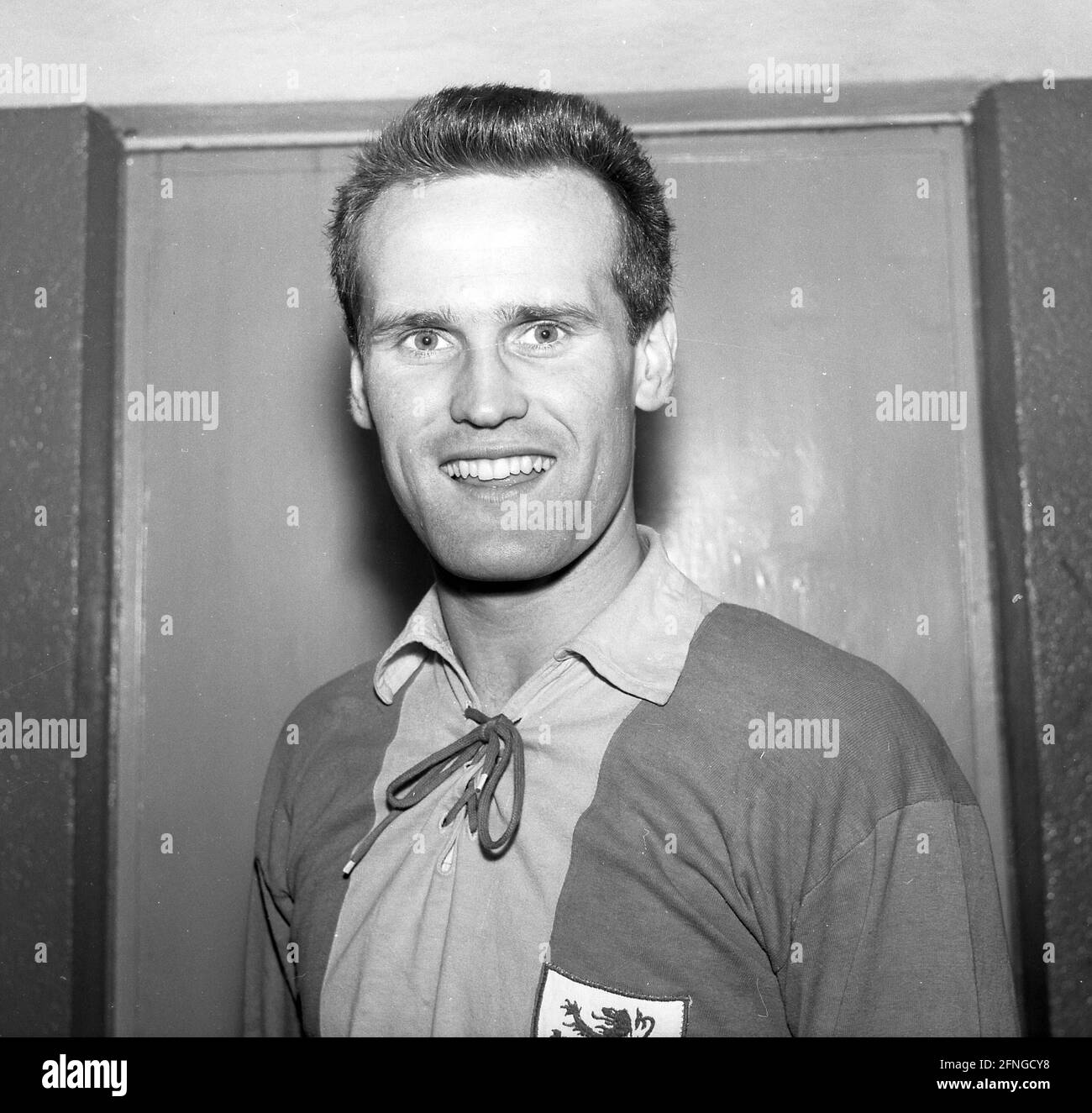 Eintracht Braunschweig Portrait Ernst Saalfrank 04.05.1963 Keine Model-Veröffentlichung ! [Automatisierte Übersetzung] Stockfoto