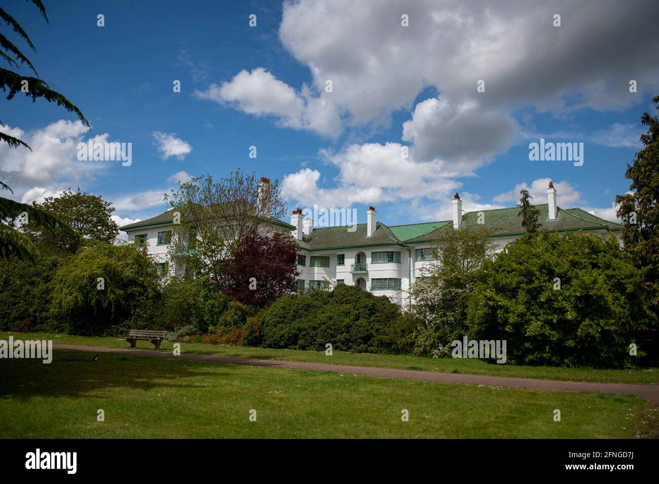 Denkmalgeschütztes Gebäude der Klasse 2, Pinner Court in Pinner Harrow Stockfoto