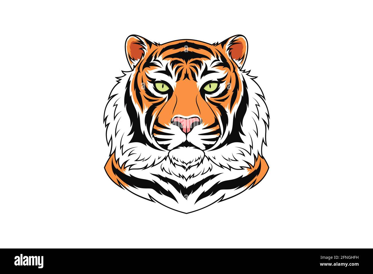 Tiger Umriss Stock Vektorgrafiken Kaufen Alamy