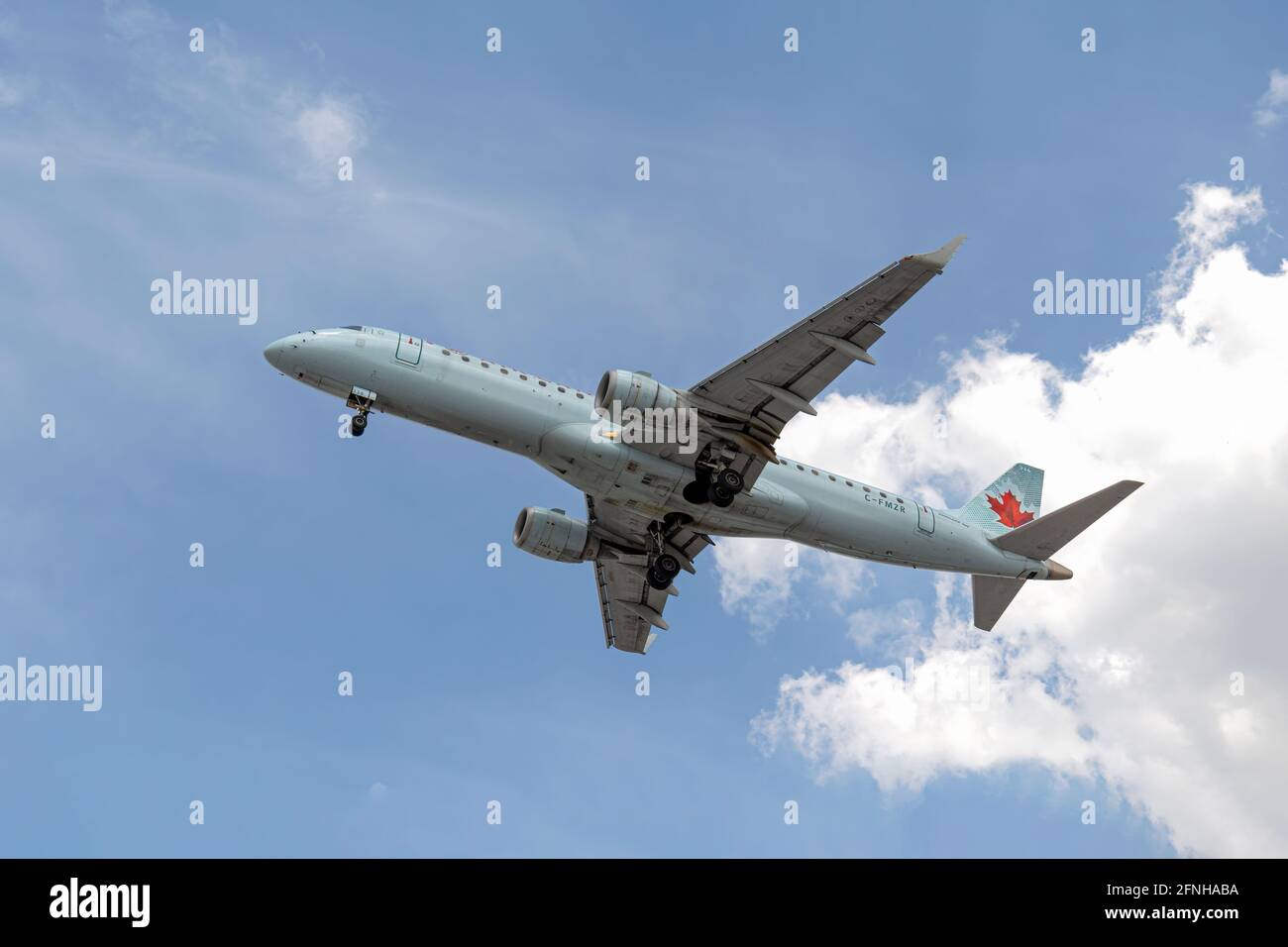 Embraer E190 Regional Jet of Air Canada Stockfoto