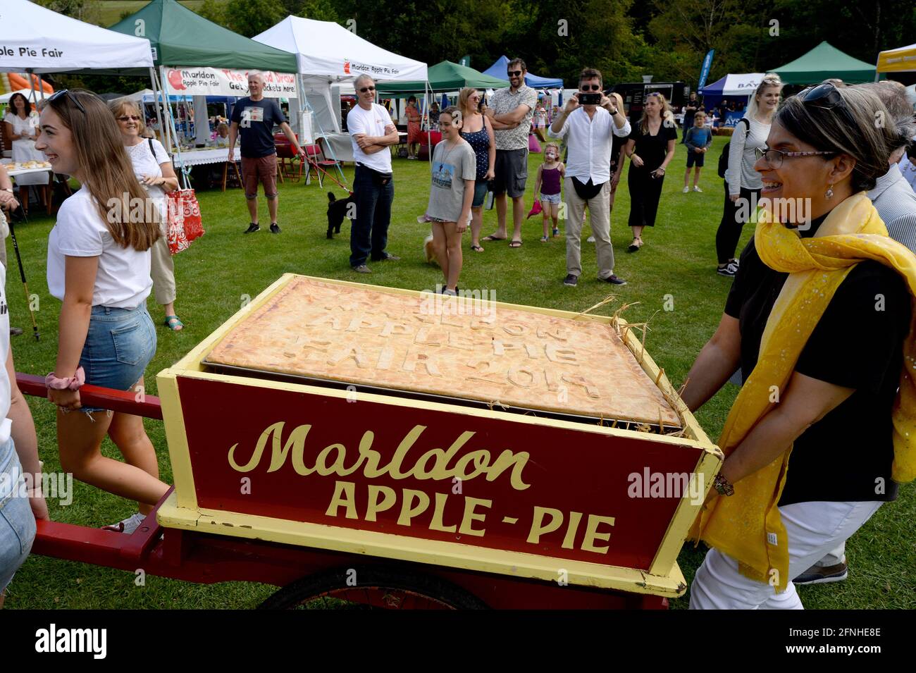 Marldon Apple Pie Fair 2019. Stockfoto