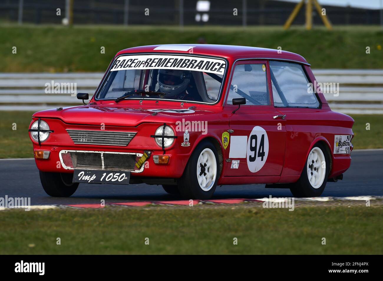 Steve Platts, Singer Chamois, Historic Touring Car Championship, Historic Sports Car Club, HSCC, Jim Russell Trophy Meeting, April 2021, Snetterton, N Stockfoto