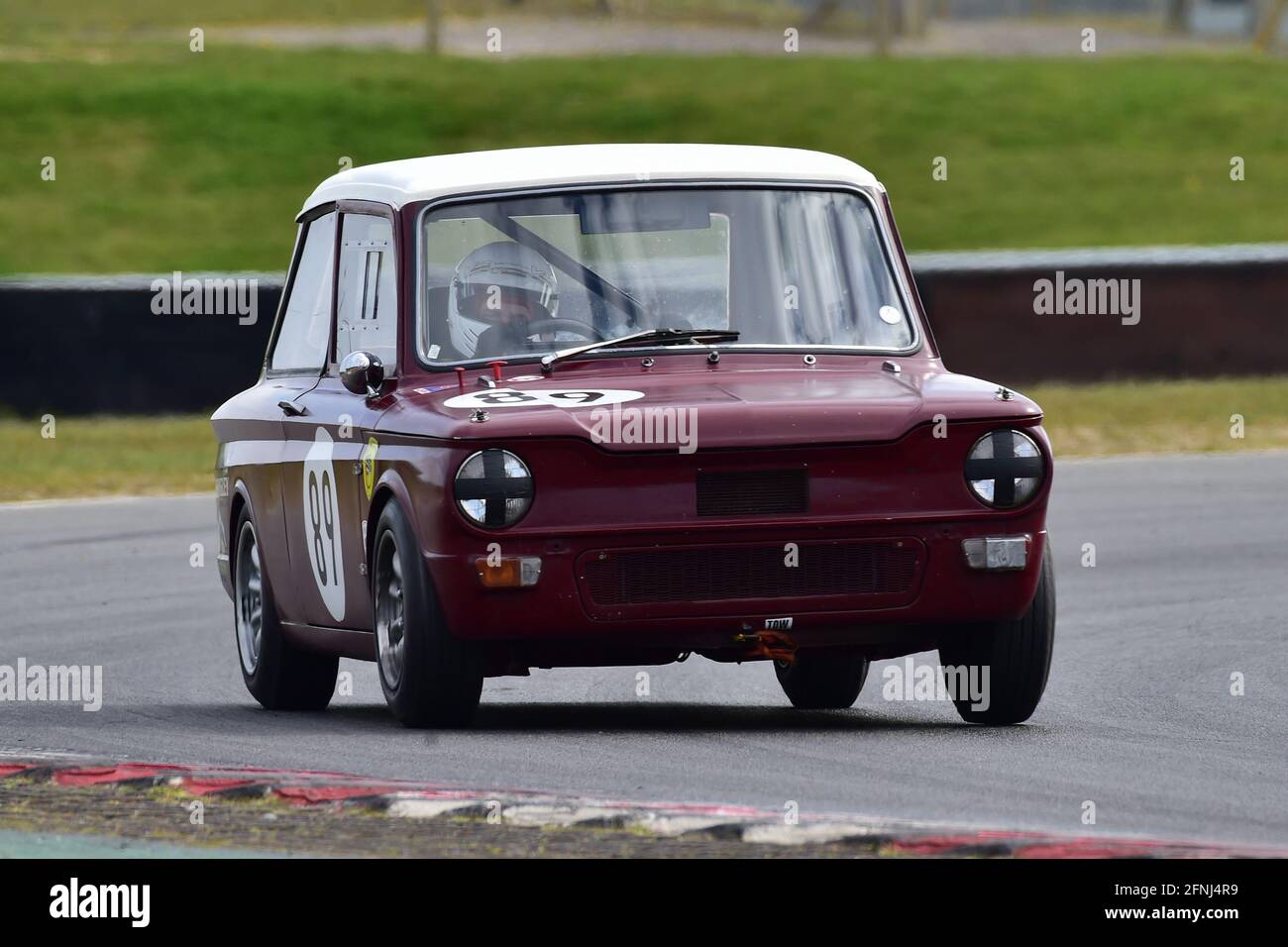Adrian Oliver, Hillman Imp, Historic Touring Car Championship, Historic Sports Car Club, HSCC, Jim Russell Trophy Meeting, April 2021, Snetterton, Nor Stockfoto