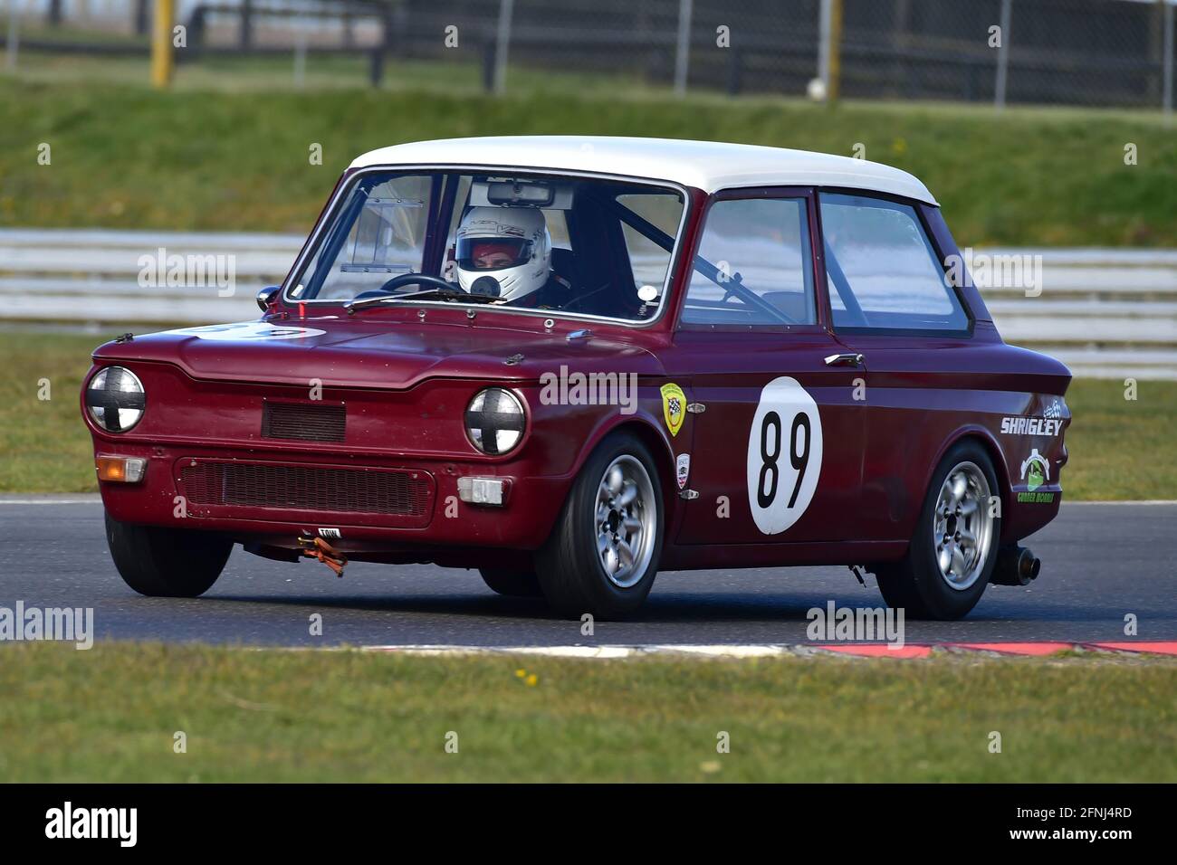 Adrian Oliver, Hillman Imp, Historic Touring Car Championship, Historic Sports Car Club, HSCC, Jim Russell Trophy Meeting, April 2021, Snetterton, Nor Stockfoto