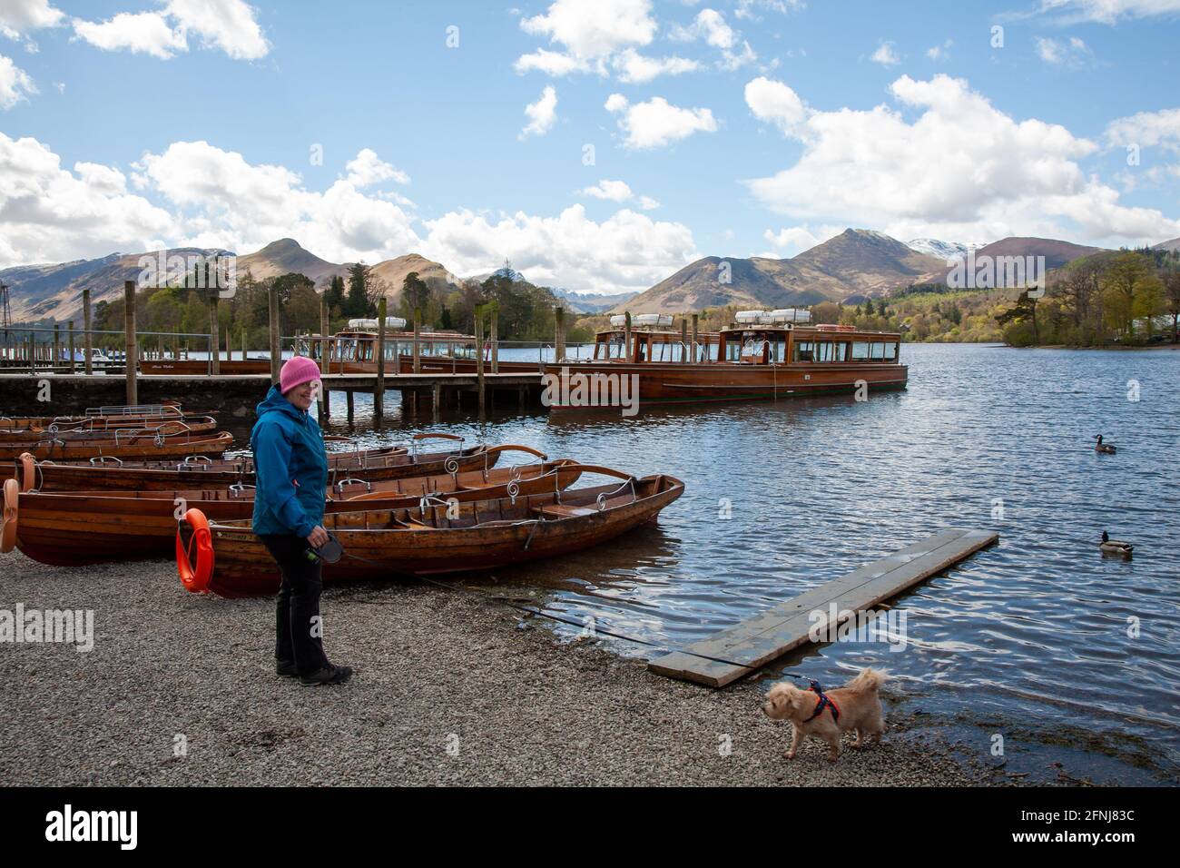 Pleasure Cruiser, Derwent Water, Keswick Stockfoto