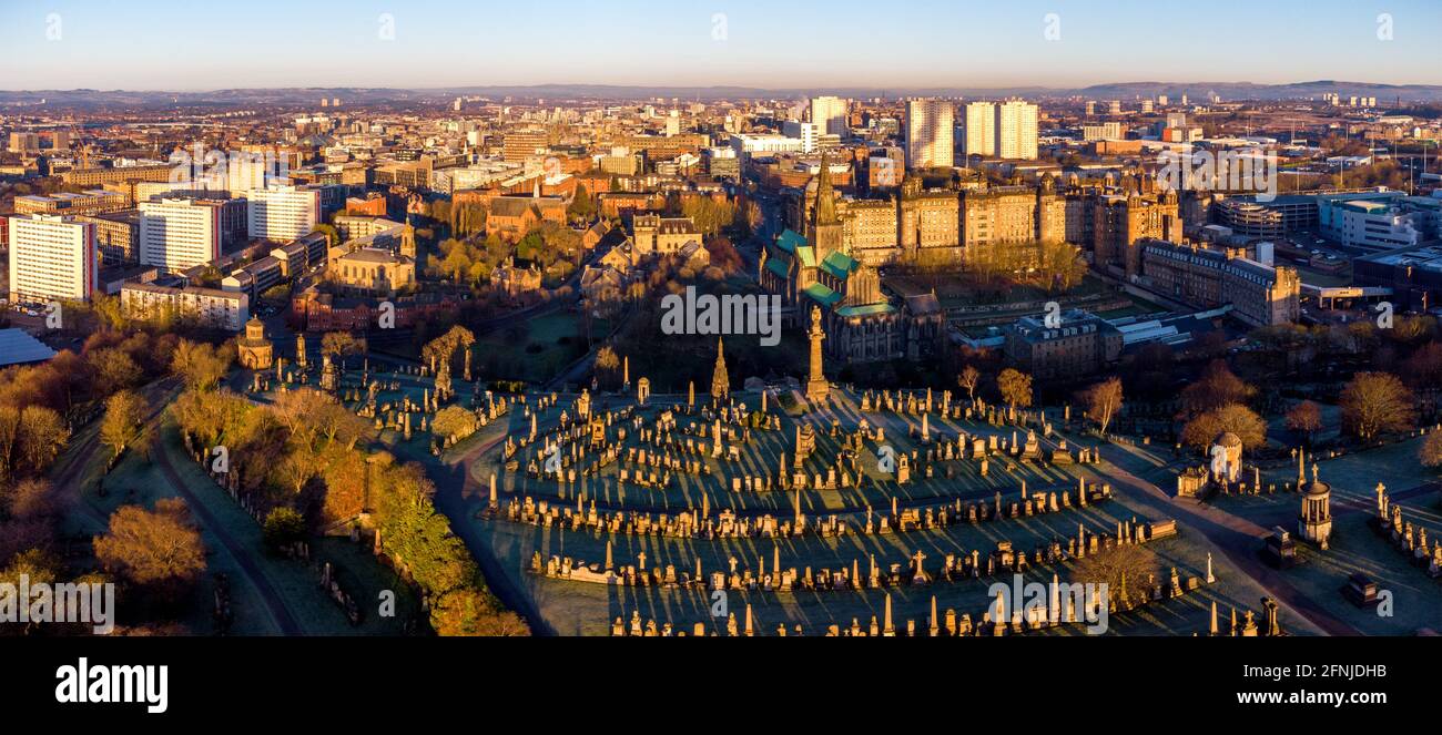 Glasgow Necropolis, Glasgow, Schottland, Großbritannien Stockfoto