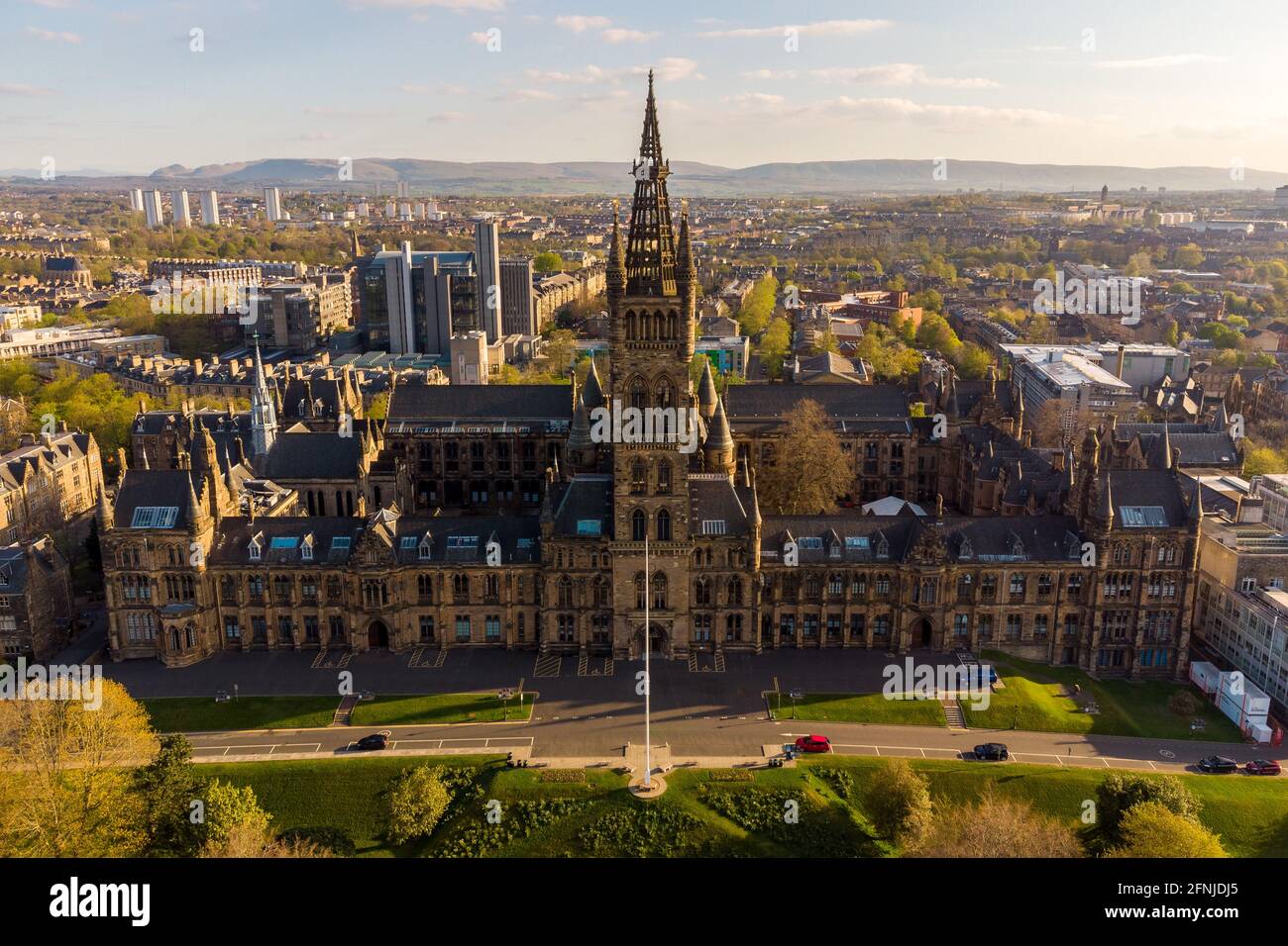 Glasgow University, Glasgow, Schottland, Großbritannien Stockfoto