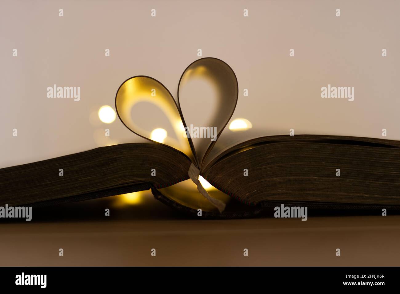 ich liebe Bücher und Lesen Stockfoto