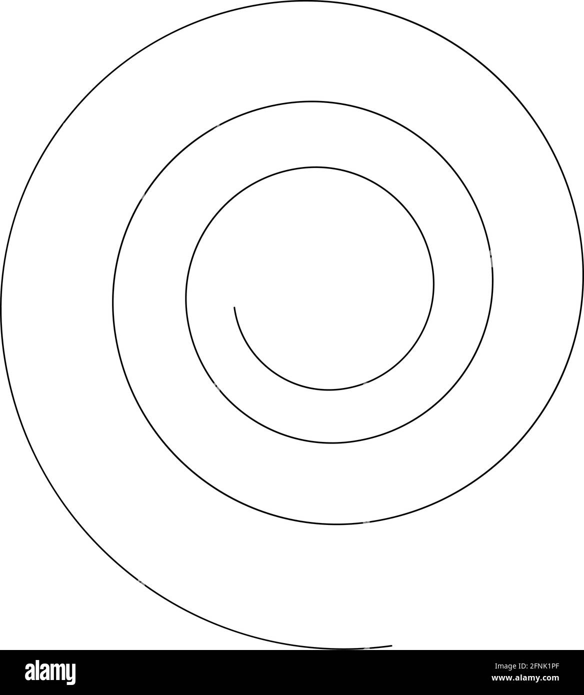 Spiralförmigendes Design-Element für Wirbel, Wirbel, Wirbel – Stock-Vektor-Illustration, Clip-Art-Grafiken Stock Vektor