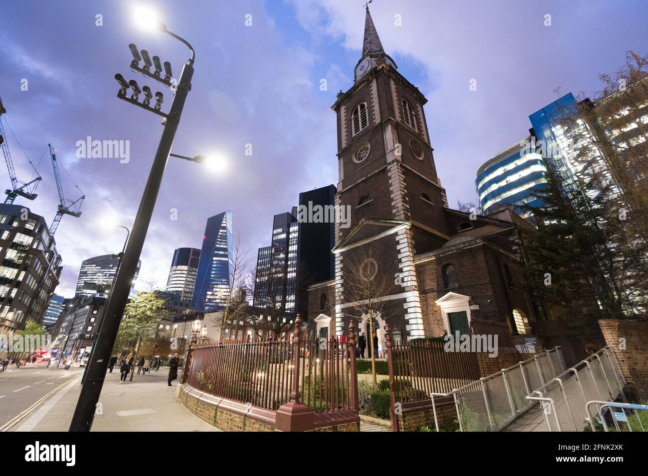 St. Botolph ohne Aldgate anglikanische Kirche Stockfoto