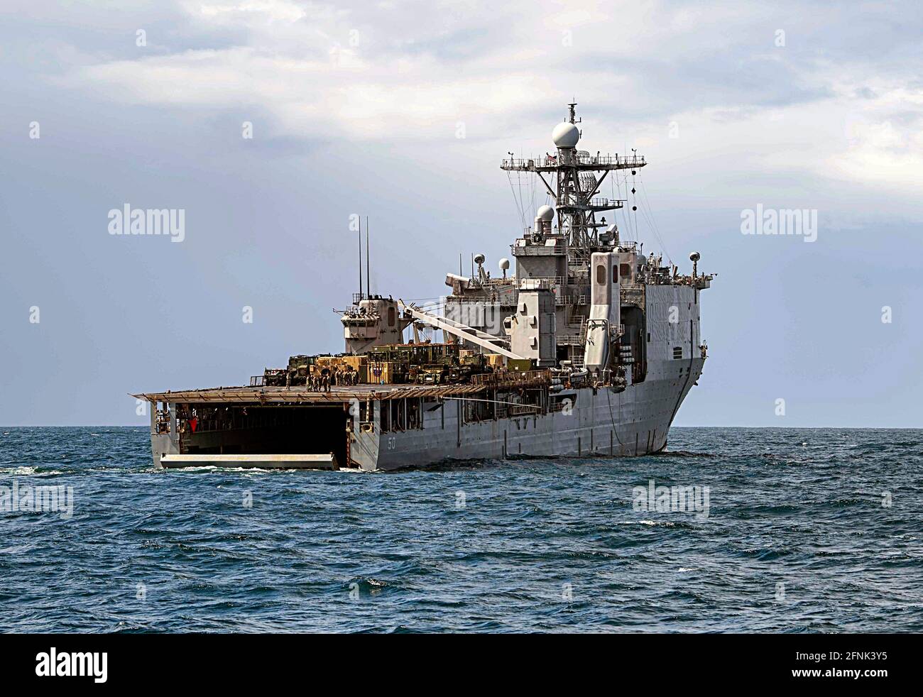 USS CARTER HALL Stockfoto