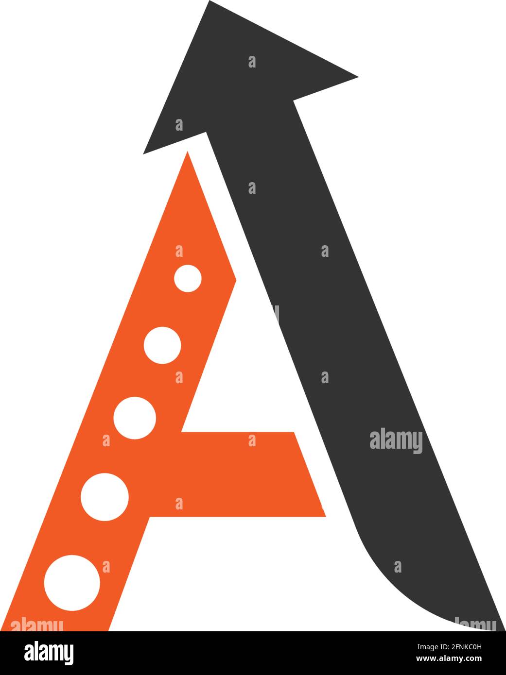 Schreiben SIE EIN Logo mit Pfeil Symbol Design Vektor-Vorlage Stock Vektor