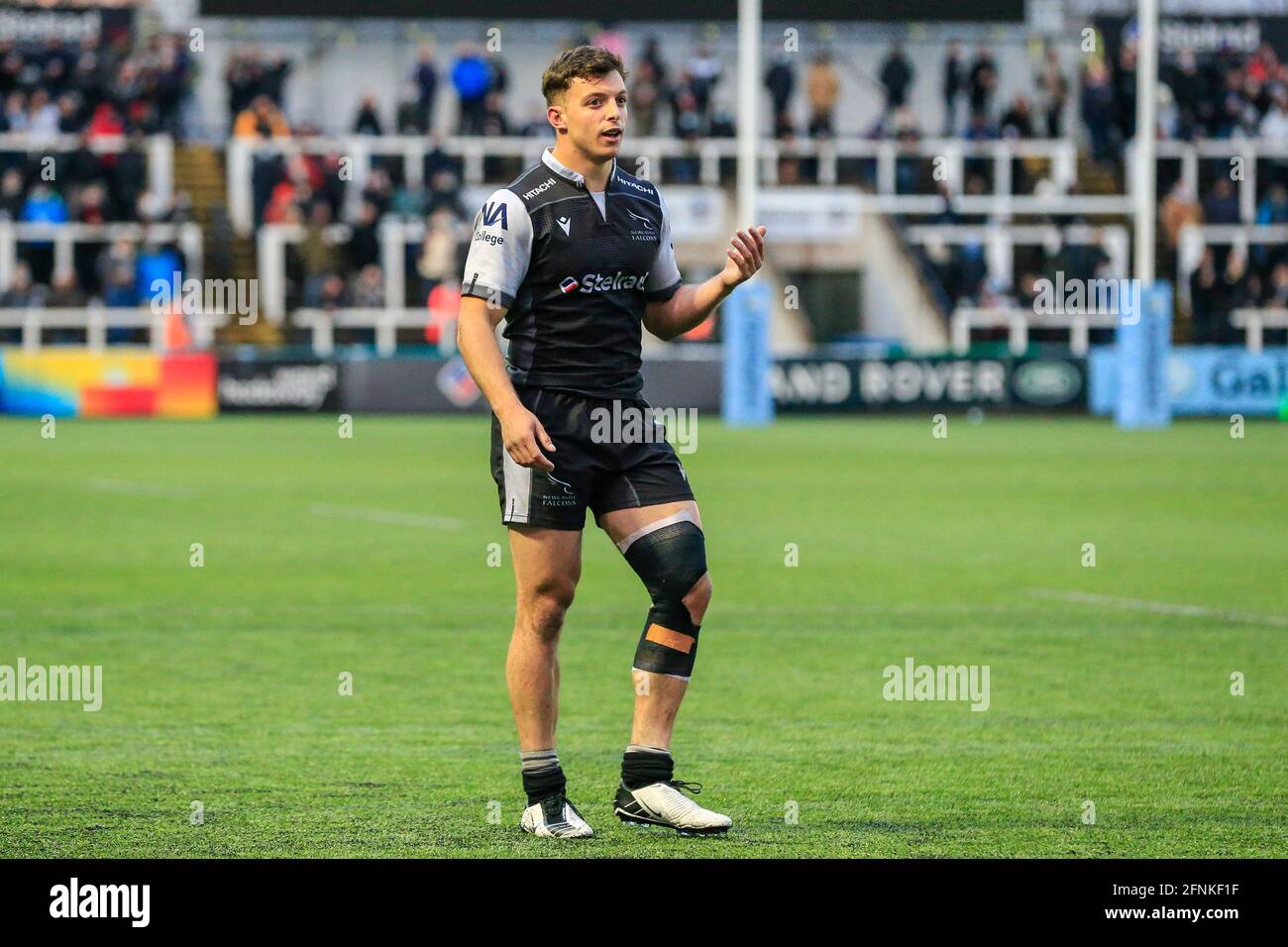 Newcastle, Großbritannien. Mai 2021. Adam Radwan von Newcastle Falcons während des Spiels in Newcastle, Vereinigtes Königreich am 5/17/2021. (Foto von Iam Burn/News Images/Sipa USA) Quelle: SIPA USA/Alamy Live News Stockfoto