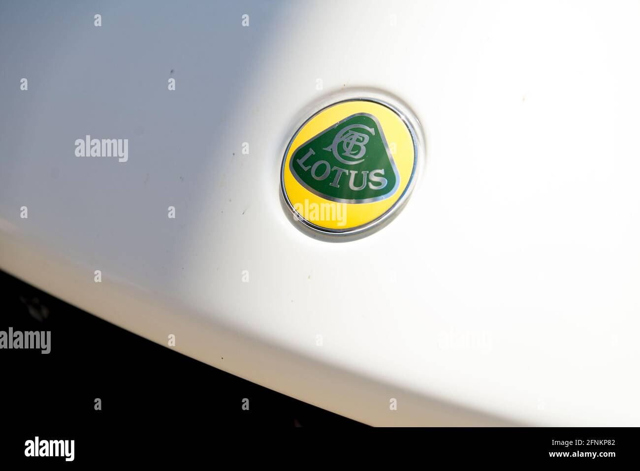 Valencia, Spanien. Mai 2021. Lotus-Logo auf dem Circuit Ricardo Tormo. (Foto: Xisco Navarro/SOPA Images/Sipa USA) Quelle: SIPA USA/Alamy Live News Stockfoto