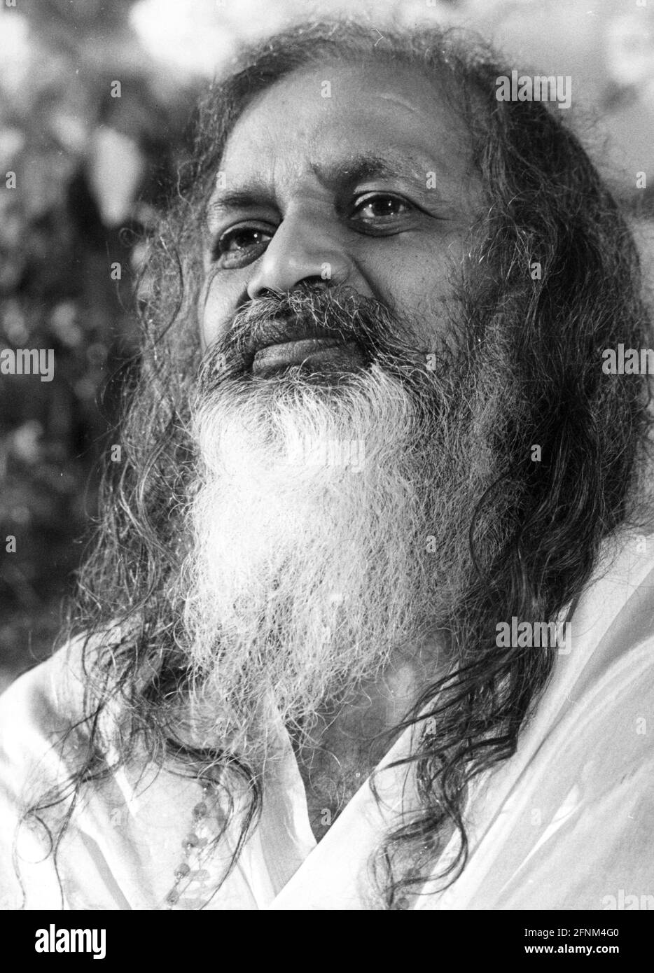 Maharishi Mahesh Yogi, 12.1.1917 - 5.2.2008, Indian Guru, Portrait, 1960s, ADDITIONAL-RIGHTS-CLEARANCE-INFO-NOT-AVAILABLE Stockfoto