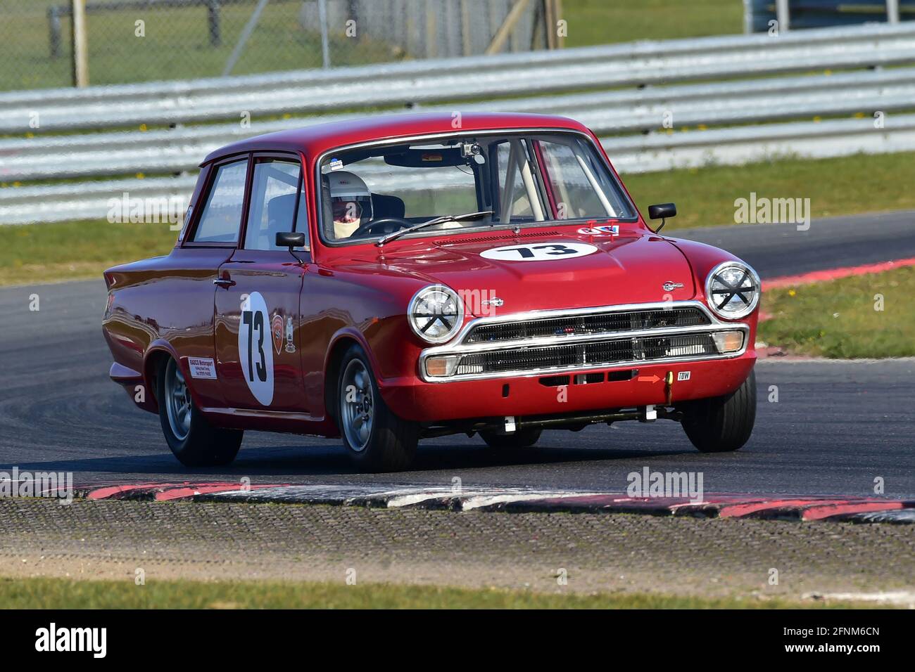 Robyn Slater, Ford Lotus Consul, Ford Lotus Cortina, Historic Touring Car Championship, Historic Sports Car Club, HSCC, Jim Russell Trophy Meeting, AP Stockfoto